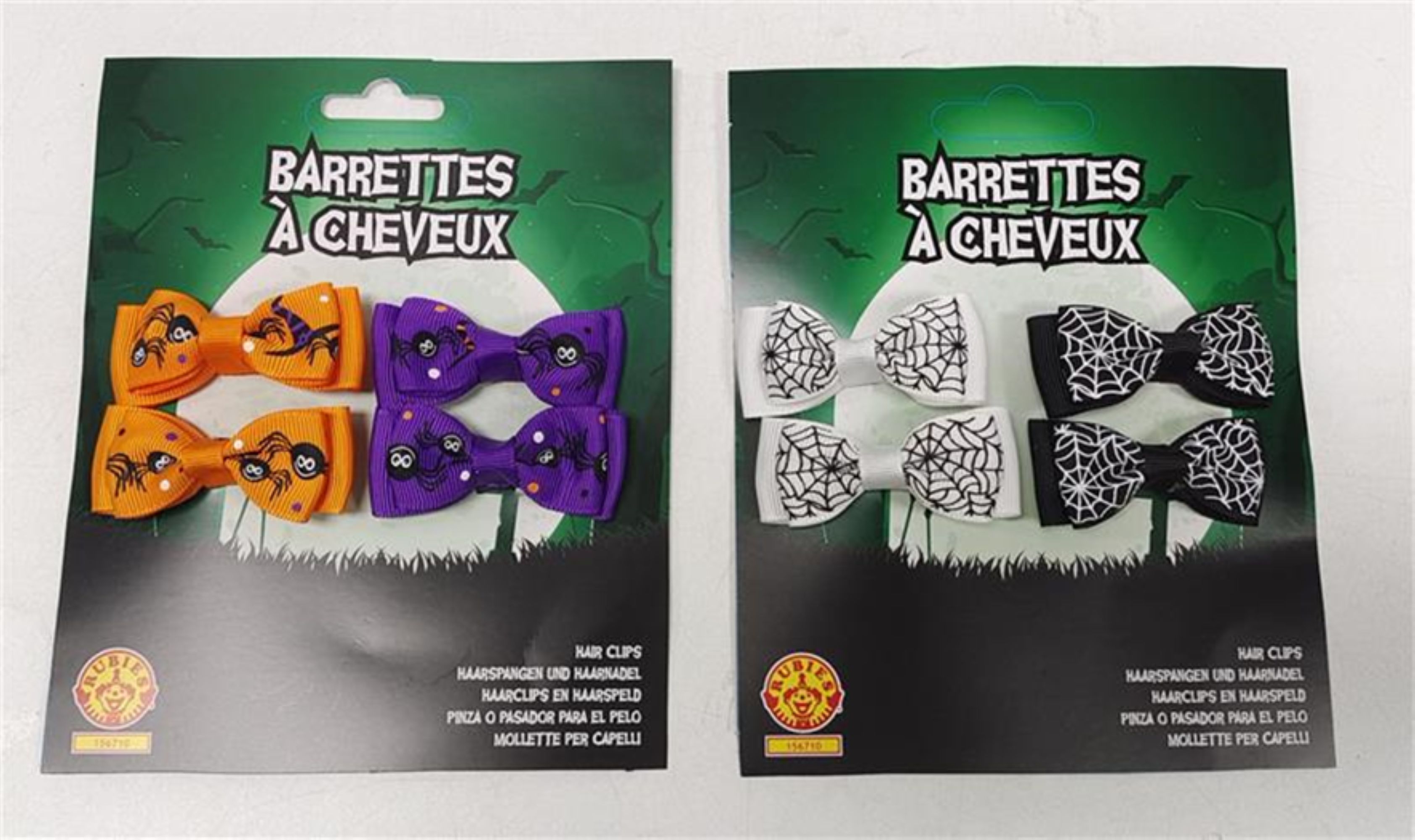 rubies-halloween-haarspangen-schleifen-4er-set image 2