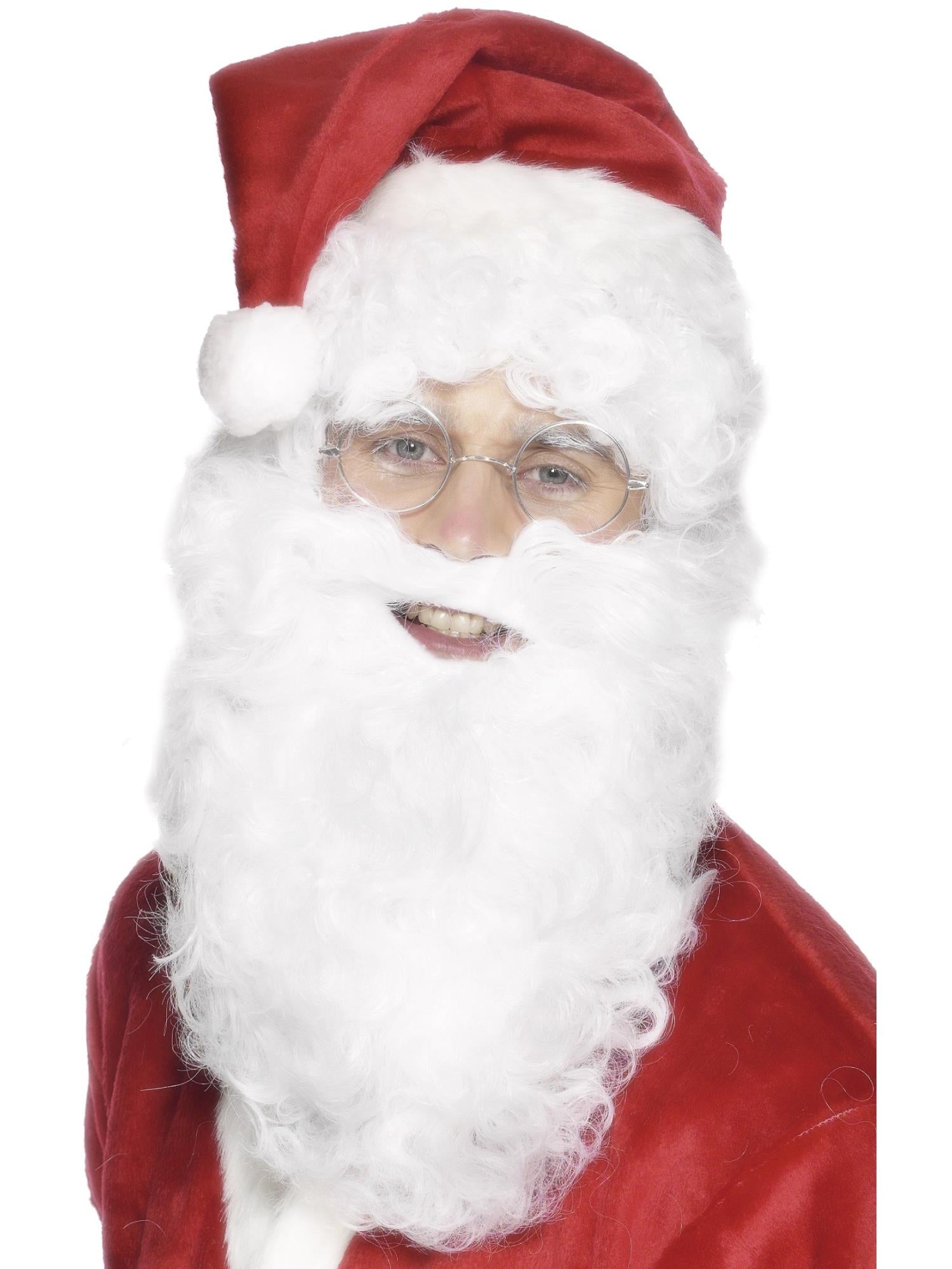 smiffys-fever-weihnachtsmann-bart-wei-economy image 1