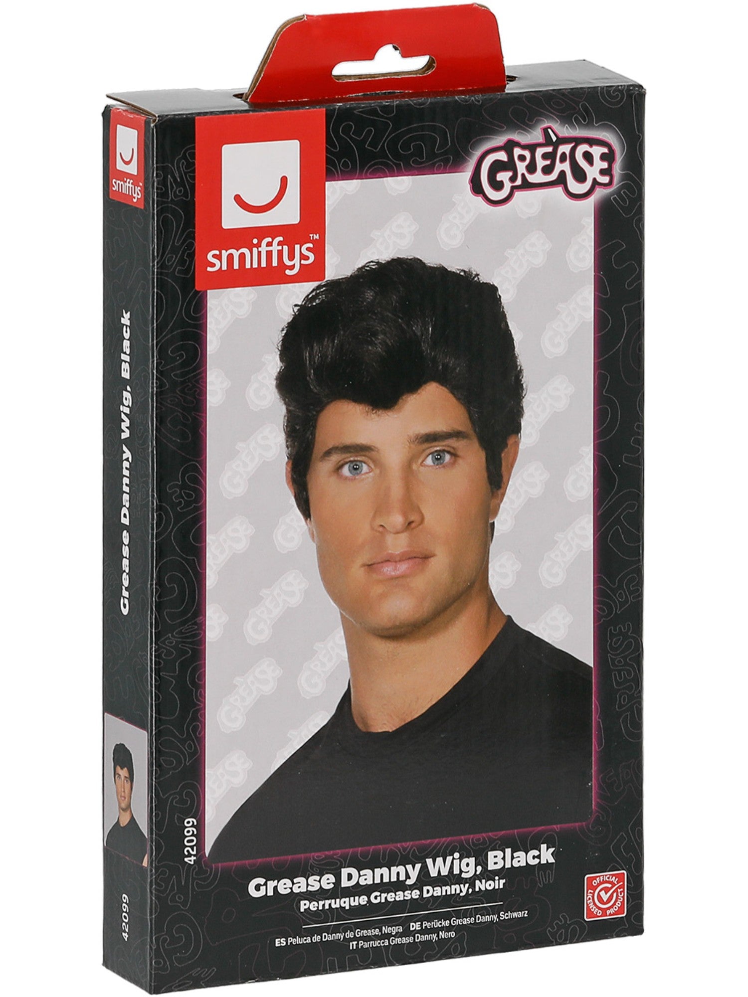 smiffys-fever-grease-danny-per-cke-herren-schwarz-tolle image 4