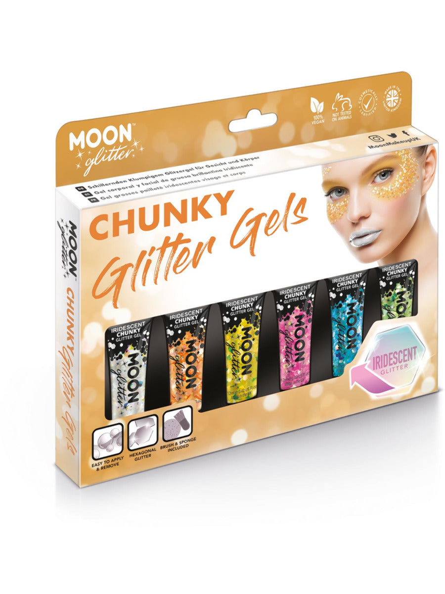 smiffys-makeup-fx-moon-glitter-gel-boxset-irisierend-6tlg image 1
