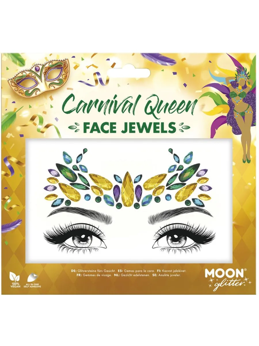 moon-glitter-carnival-queen-face-jewels-gesichtsschmuck-bunt image 1