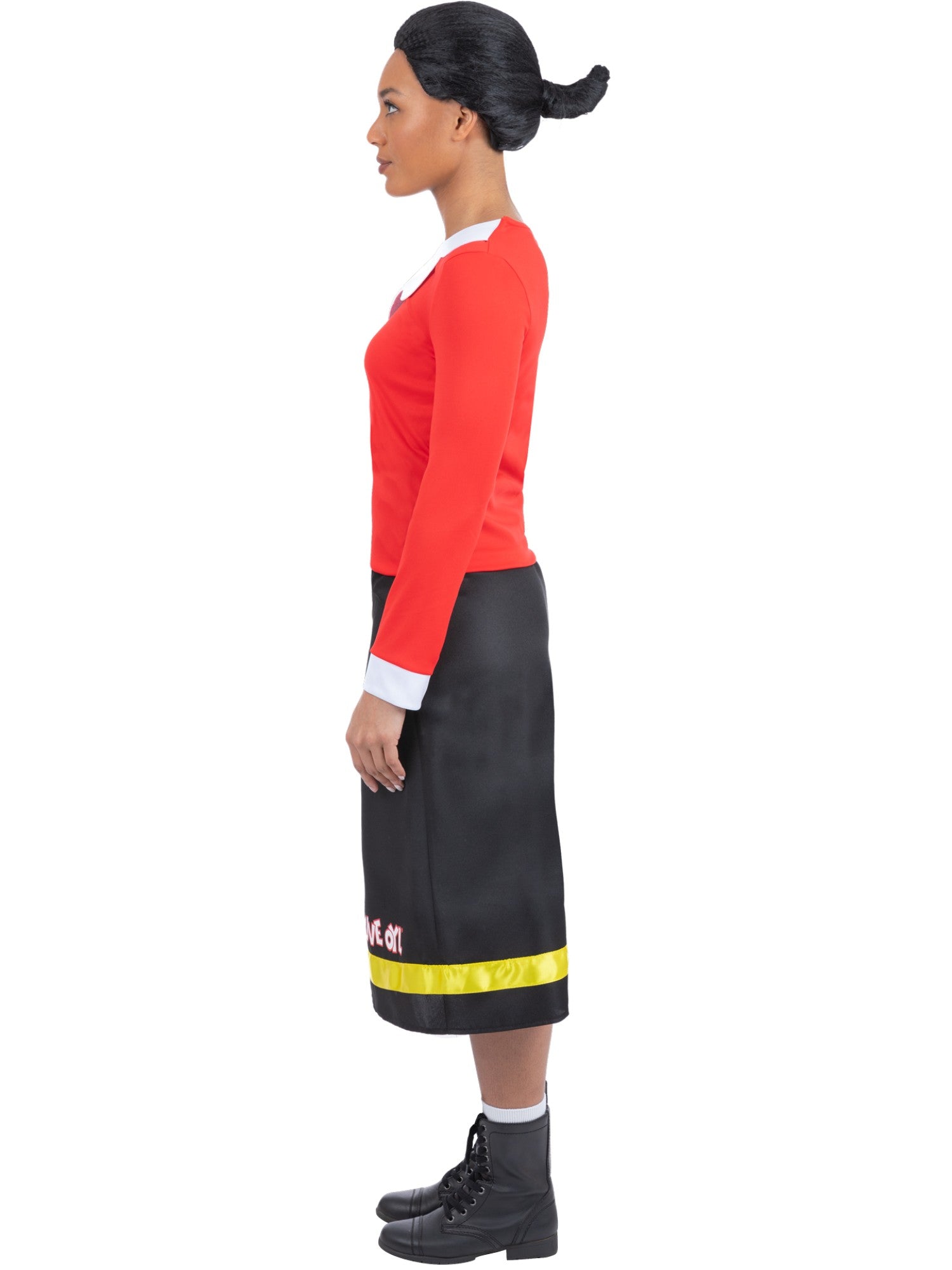 smiffys-fever-popeye-olive-oyl-kost-m-damen-mit-per-cke image 3