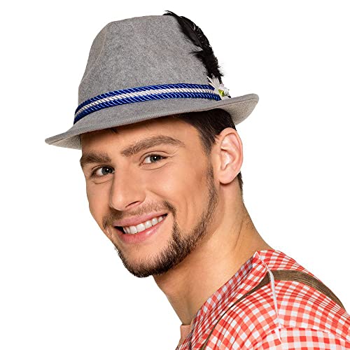boland-headwear-tiroler-volksfest-hut-grau-mit-feder image 5