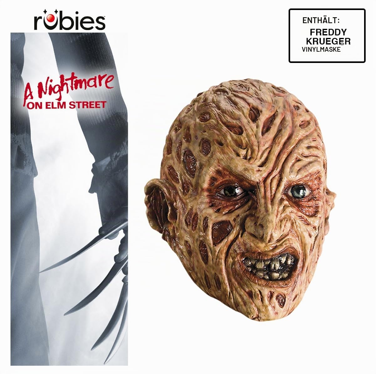 rubie-s-deluxe-freddy-3-4-vinyl-maske-horror image 2