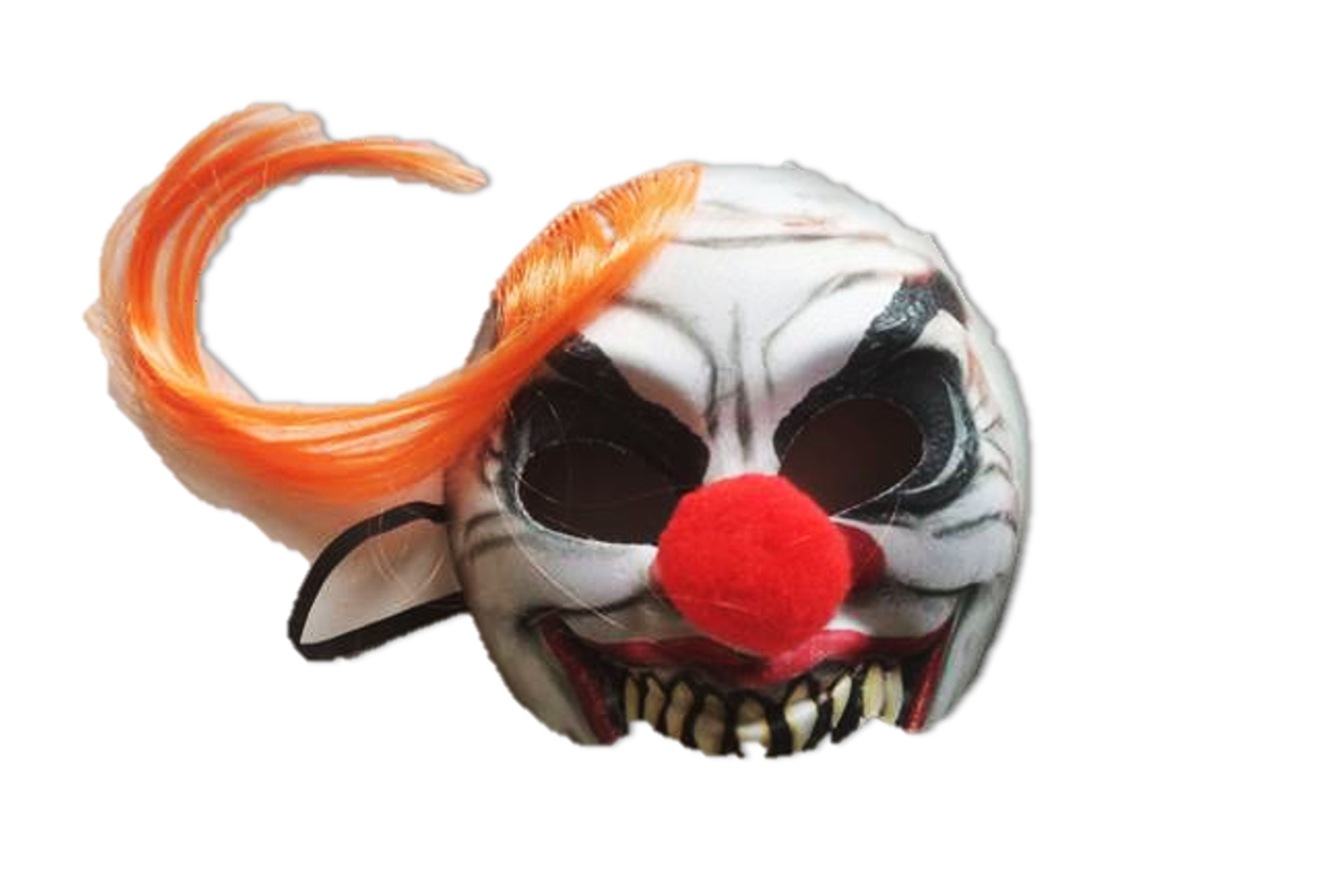 rubies-clown-halbmaske-verr-ckt-orange-haare-mit-nase image 3