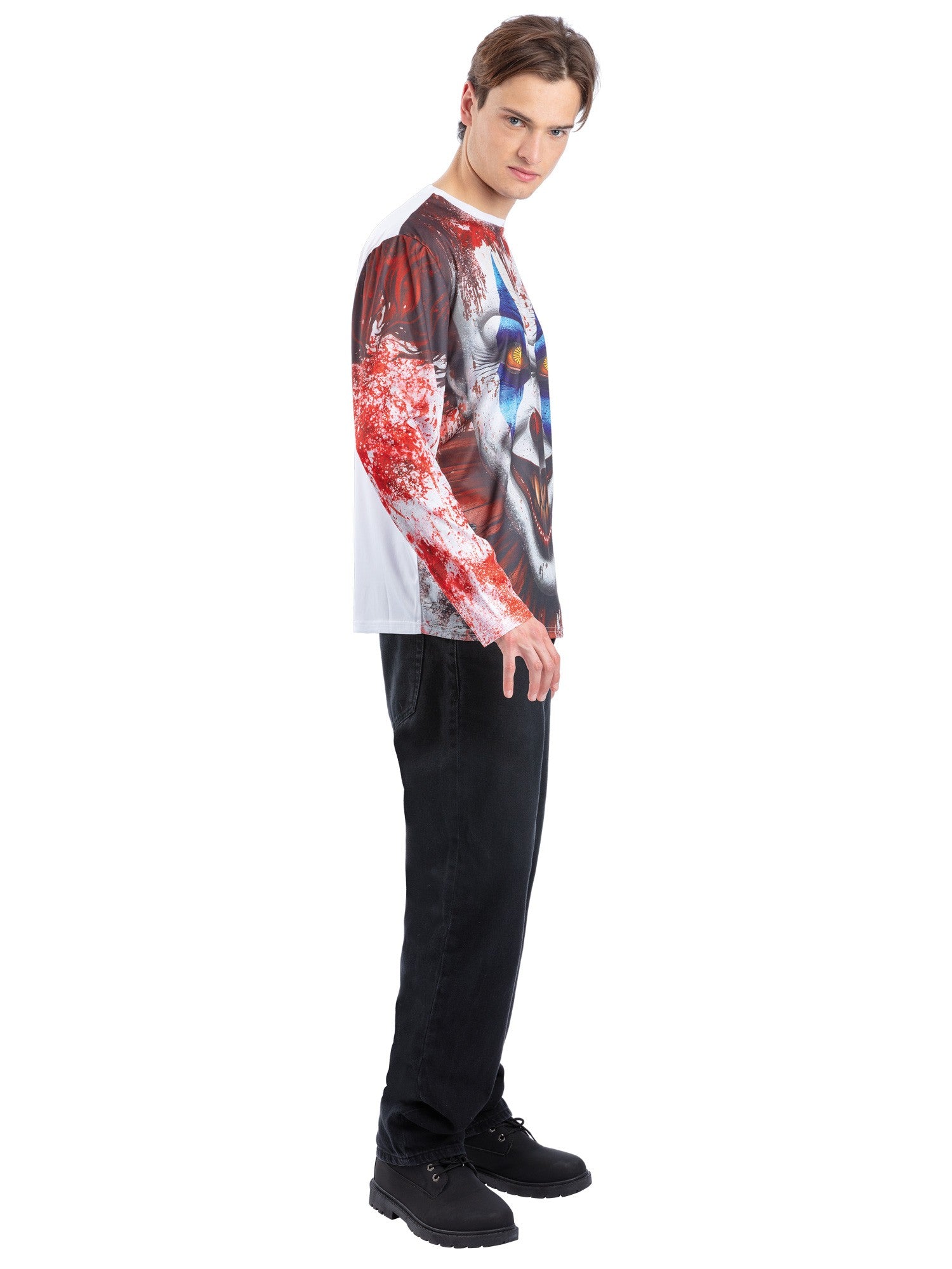 smiffys-fever-clown-top-82204-kost-moberteil-large-horror image 2