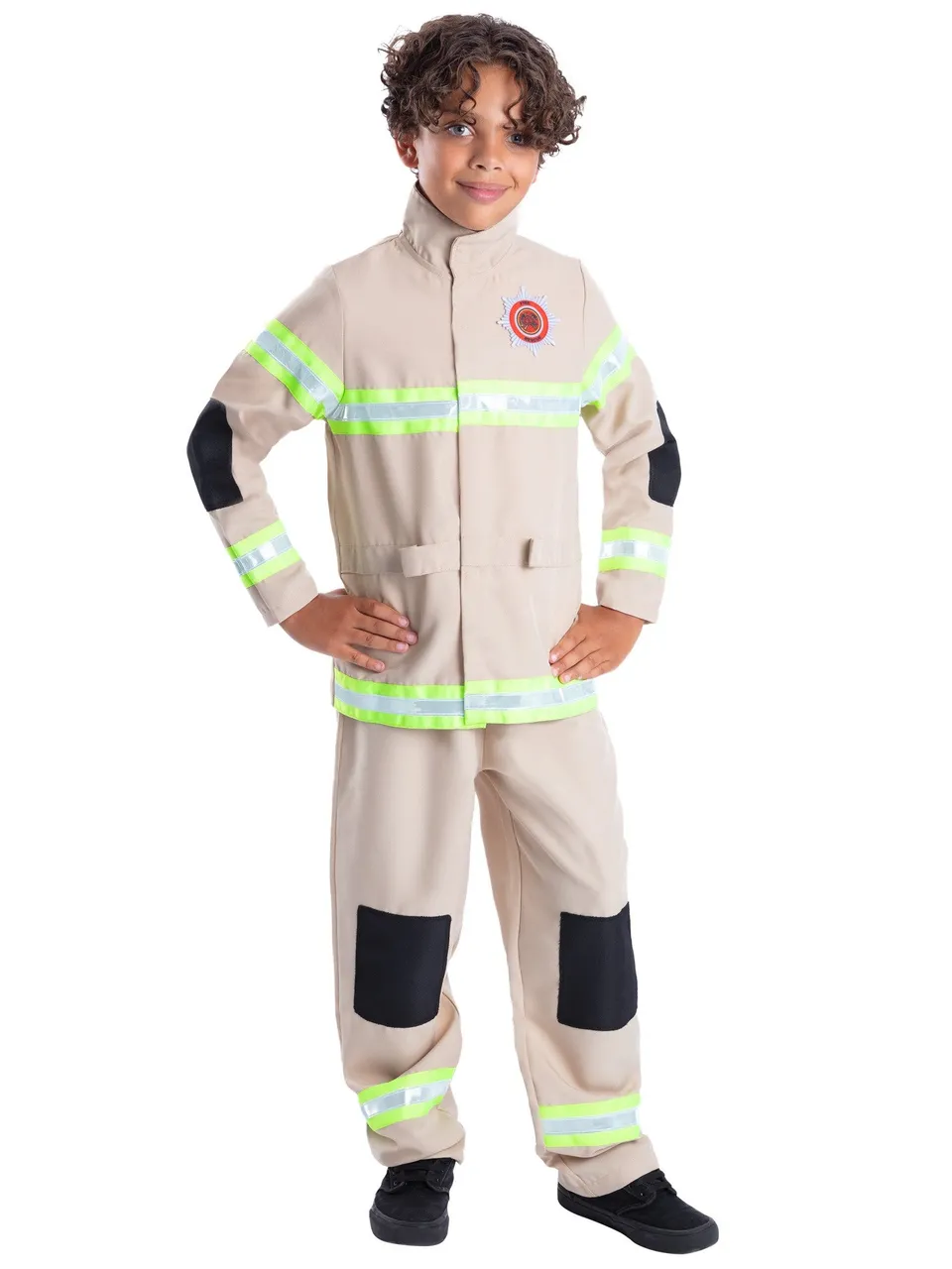 smiffys-fever-feuerwehr-kost-m-kinder-m-7-9-jahre-beige image 1
