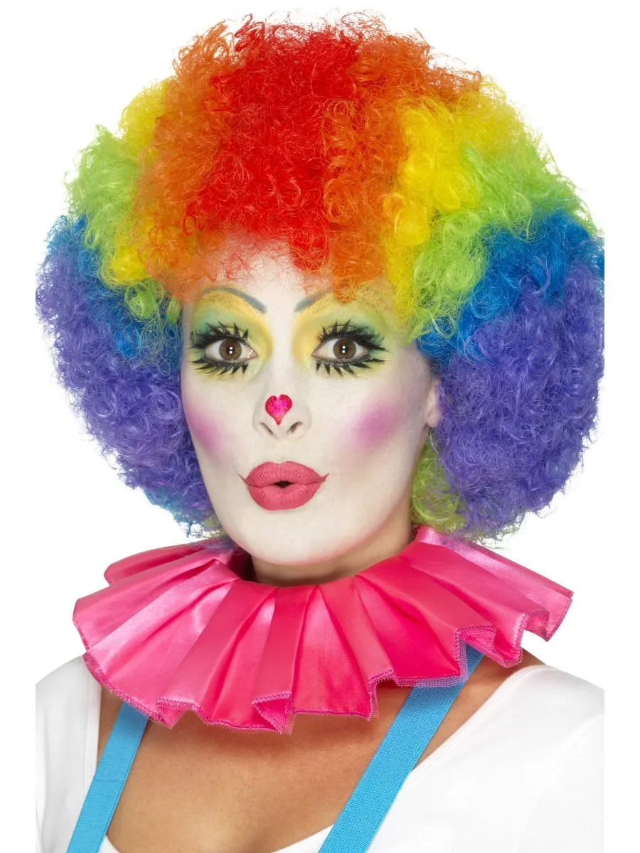 smiffys-fever-clown-halskrause-pink-damen image 1
