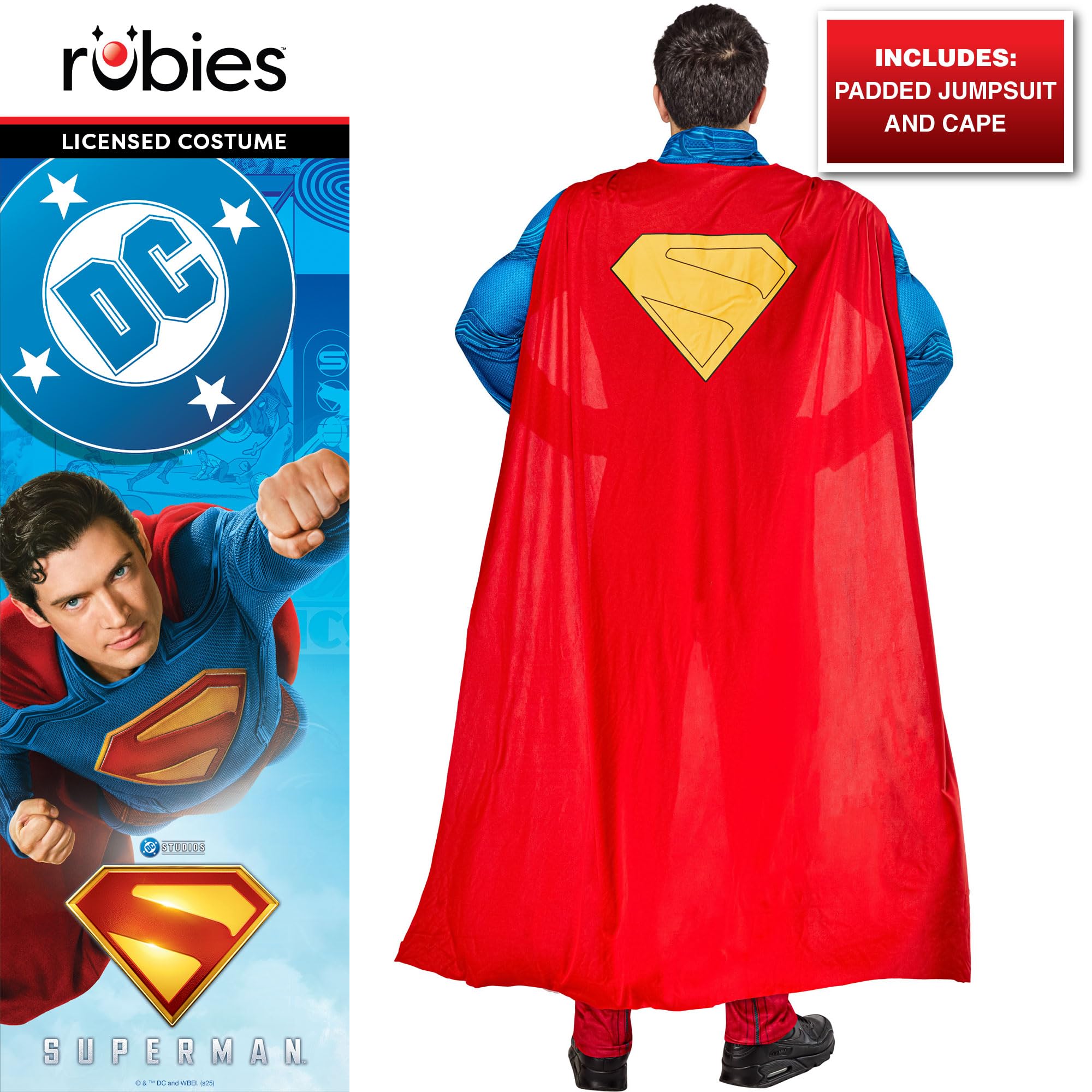 rubie-s-deluxe-superman-kost-m-erwachsene-m-superheld image 2