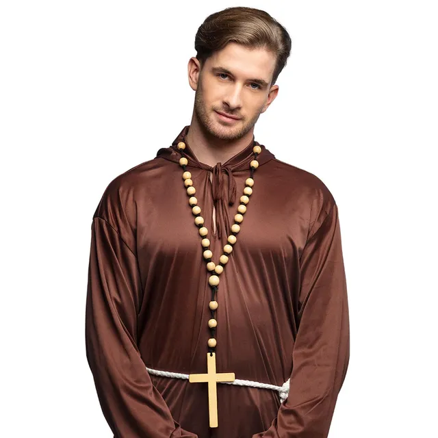 boland-accessories-rosenkranz-halskette-mit-kreuz-braun-m-nch image 1