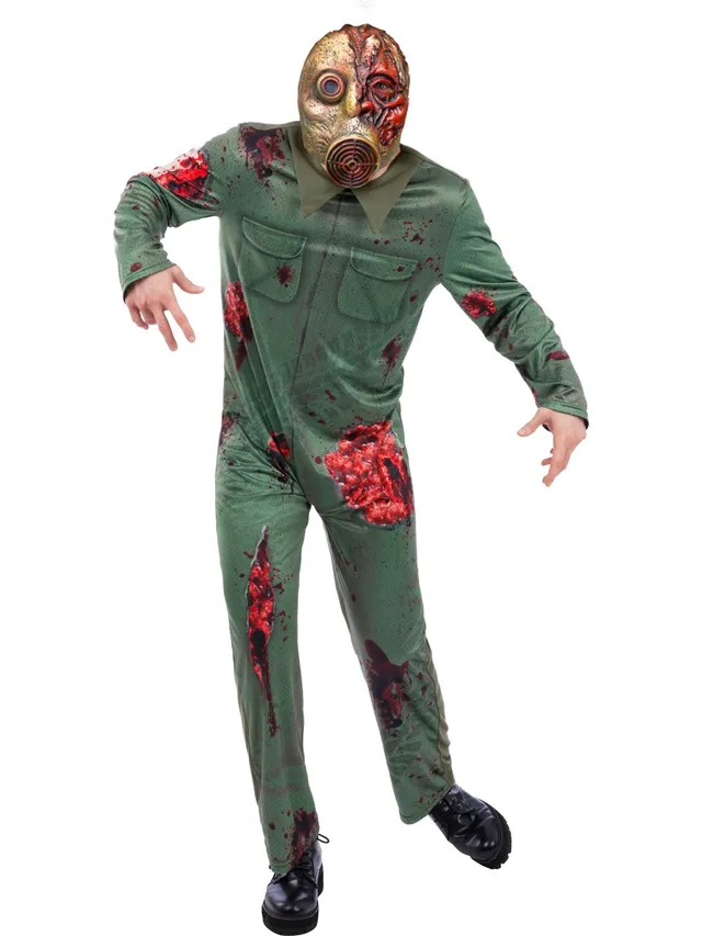 smiffys-fever-zombie-kost-m-herren-gr-l-xl-gasmaske-gr-n image 1
