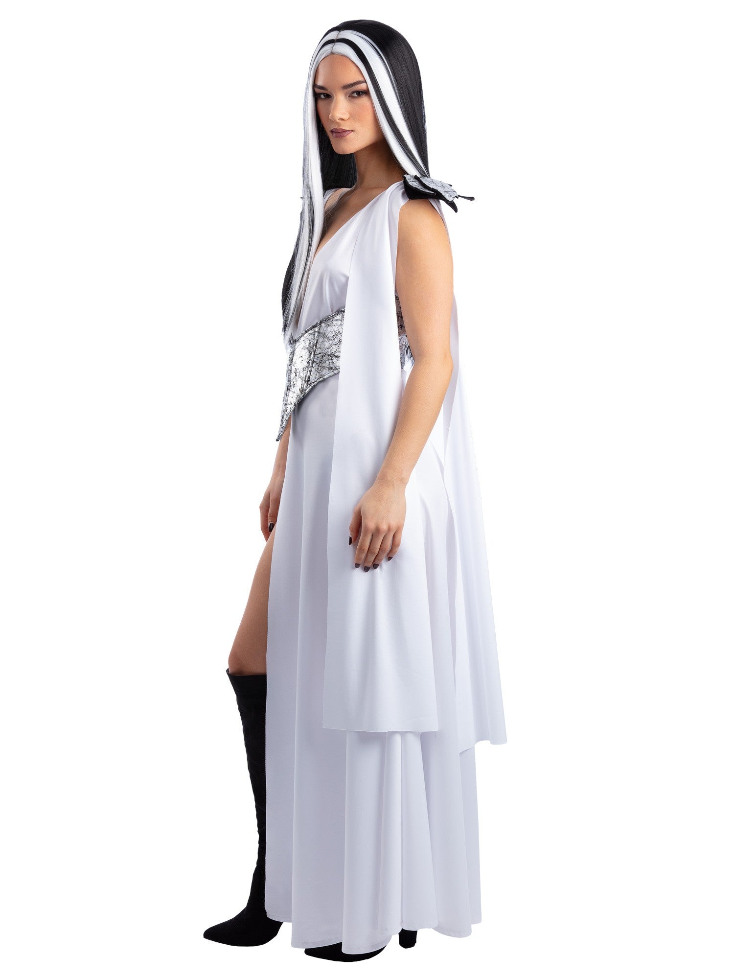 fever-monster-mummy-bride-kost-m-damen-weiss-lang-halloween image 3