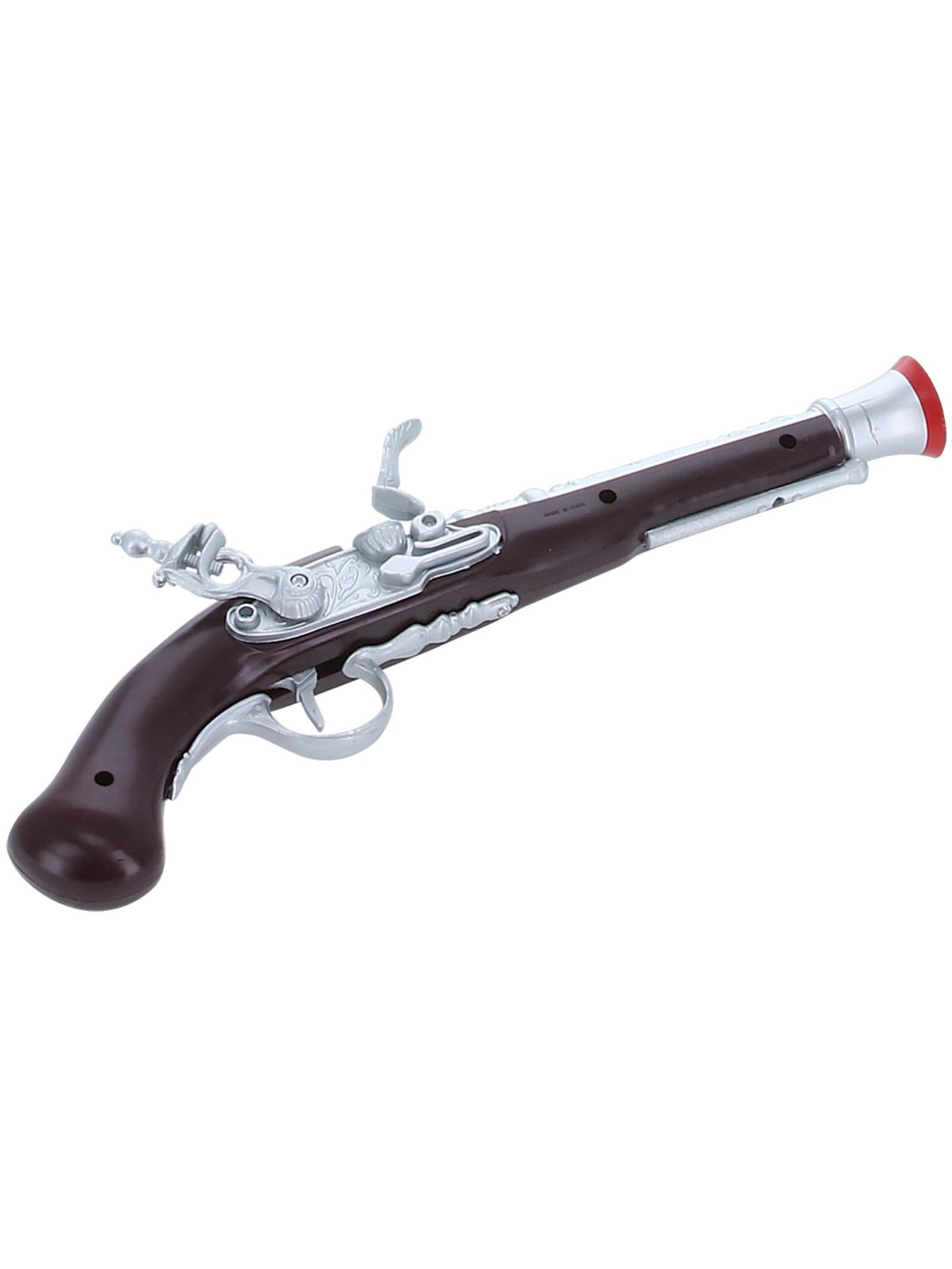 smiffys-fever-piratenpistole-silber-steinschloss-spielzeugwaffe image 2
