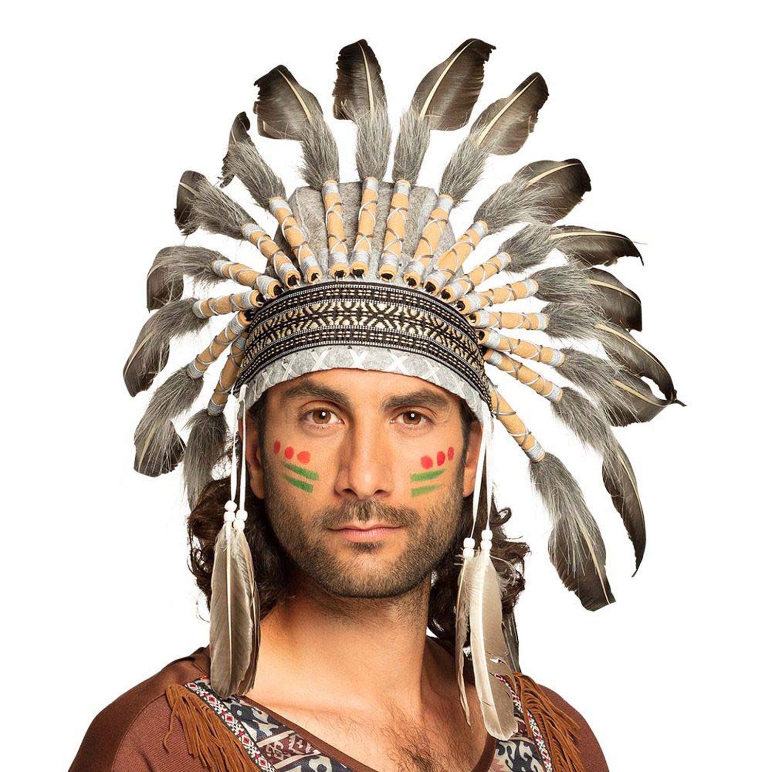 boland-headwear-indianer-kopfschmuck-federn-perlen image 4