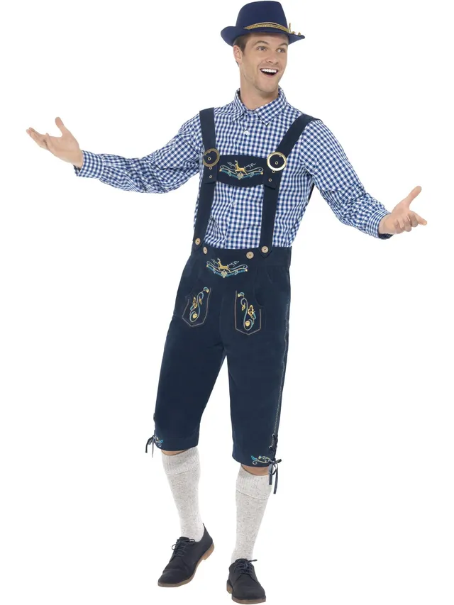 smiffys-fever-rutger-bayer-kost-m-lederhosen-blau-m-l image 1