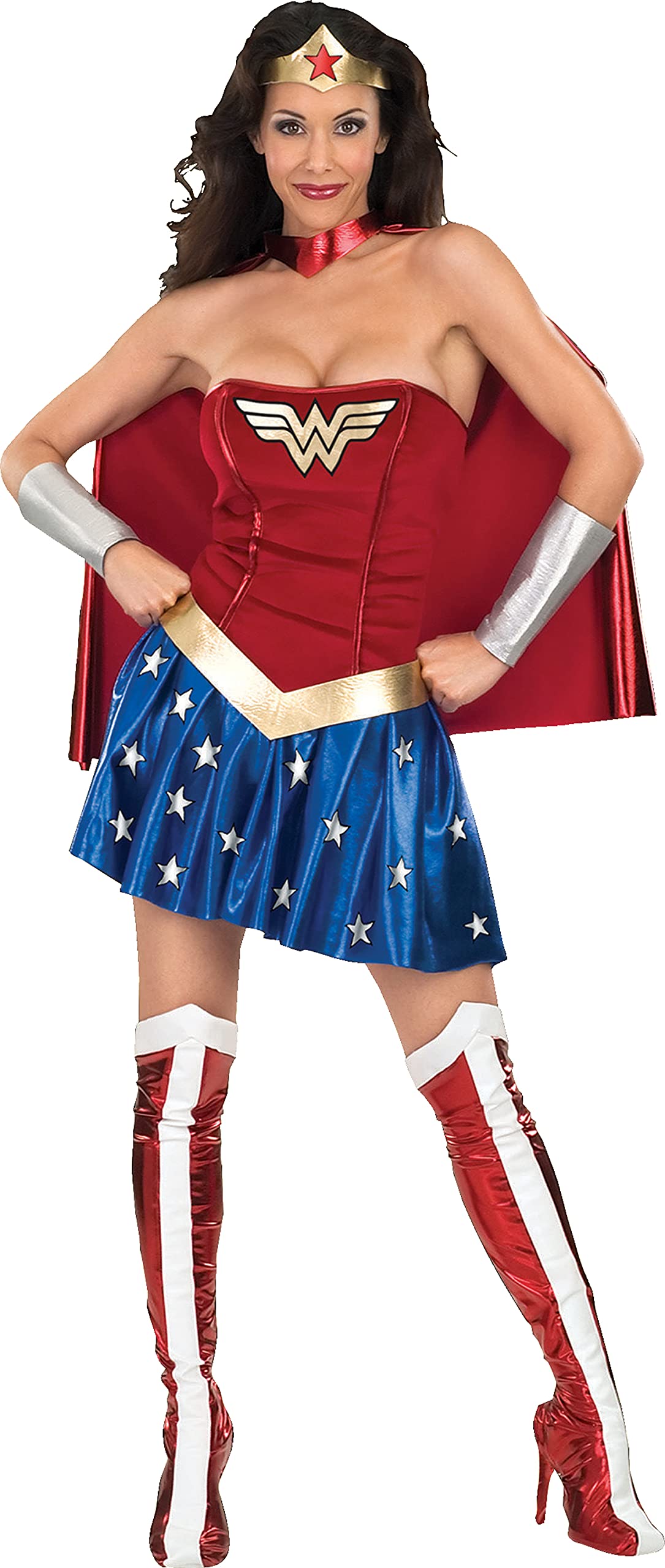 rubie-s-deluxe-wonder-woman-kost-m-xs-gold-damen-gr-xs image 1