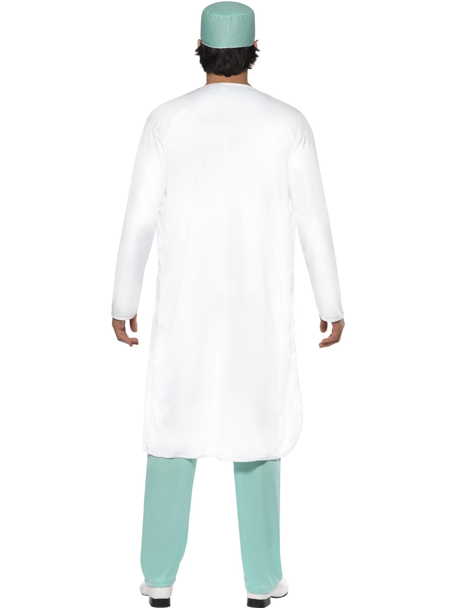 smiffys-fever-doktor-kost-m-herren-gr-n-gr-m-6-teilig image 2