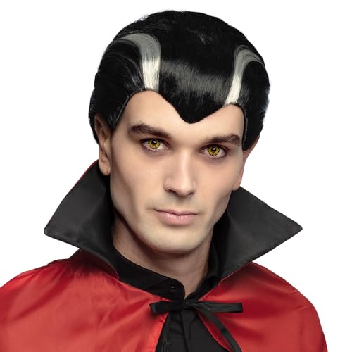 boland-wigs-vampir-per-cke-erwachsene-wei-schwarz-kurz image 8