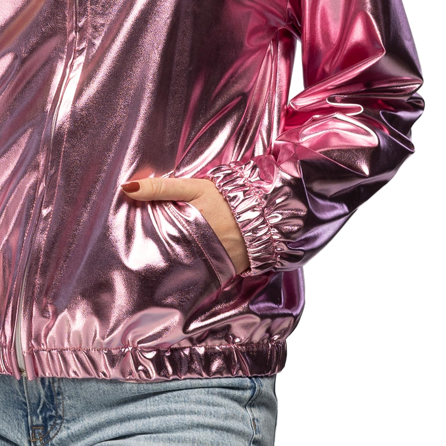 boland-rave-jacke-metallic-gold-gr-m-retro-kost-m image 2