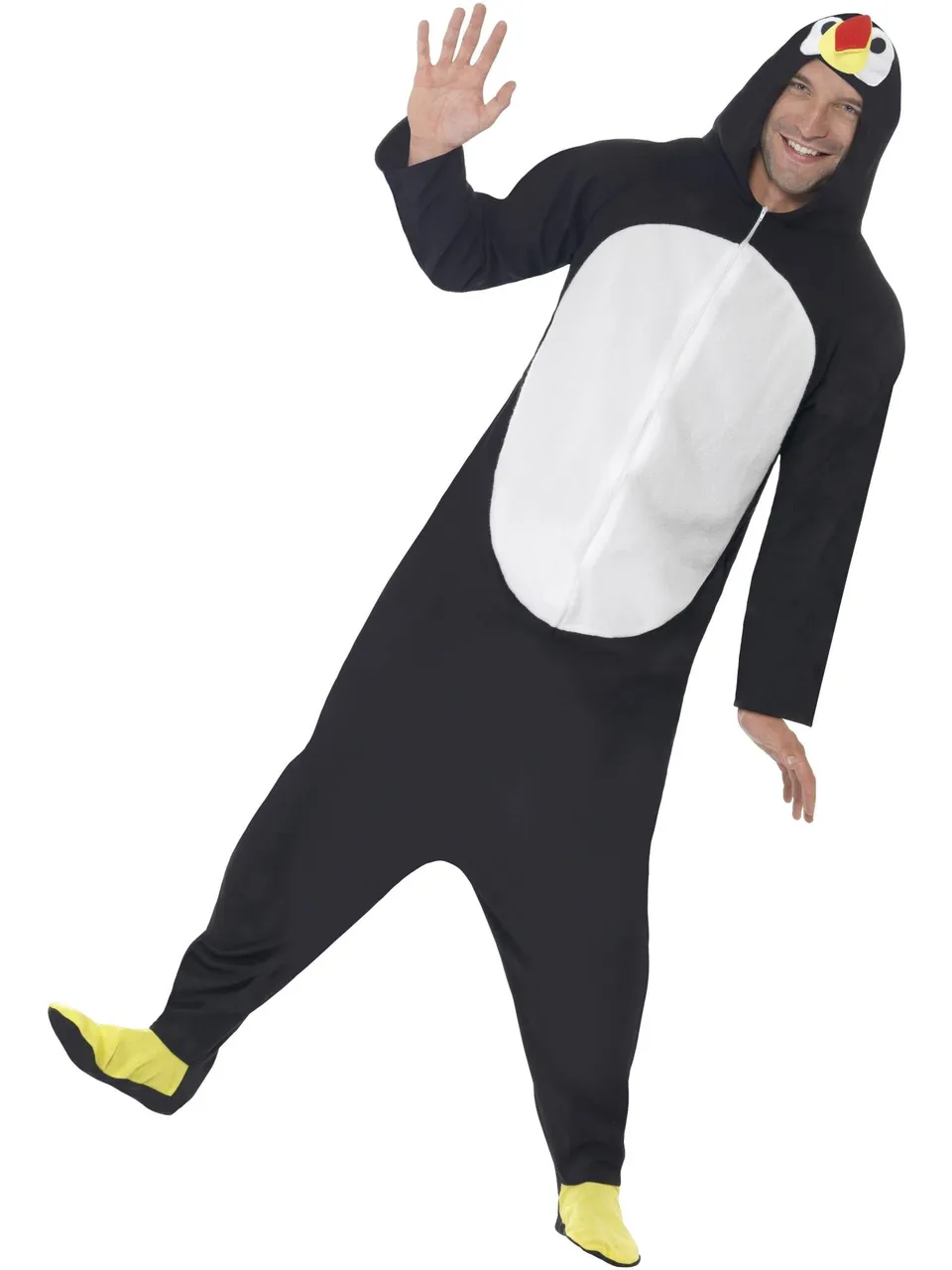 smiffys-fever-pinguin-kost-m-overall-schwarz-gr-s-xl image 1