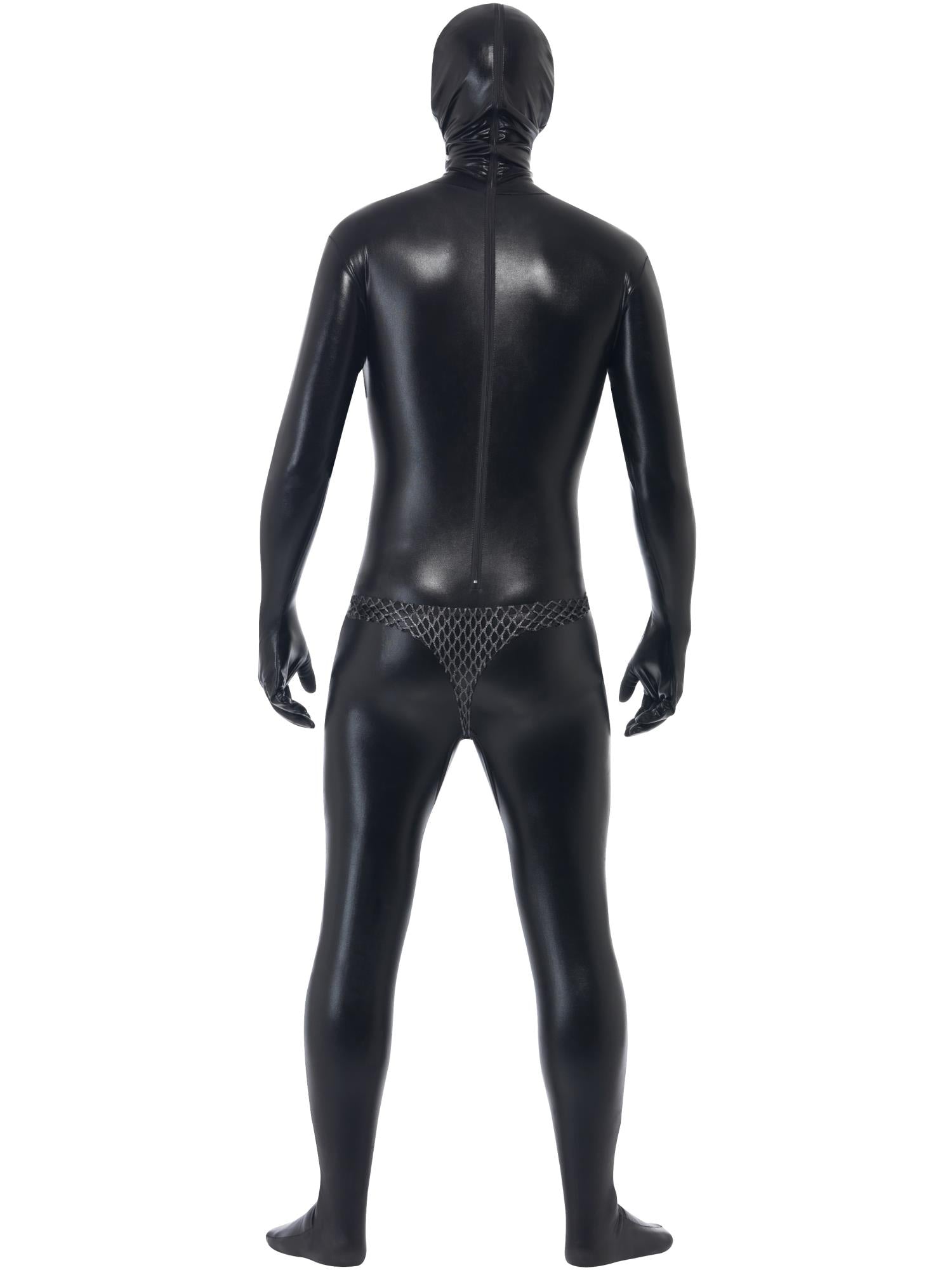 smiffys-fever-gimp-kost-m-schwarz-ganzk-rperanzug-m-l image 2