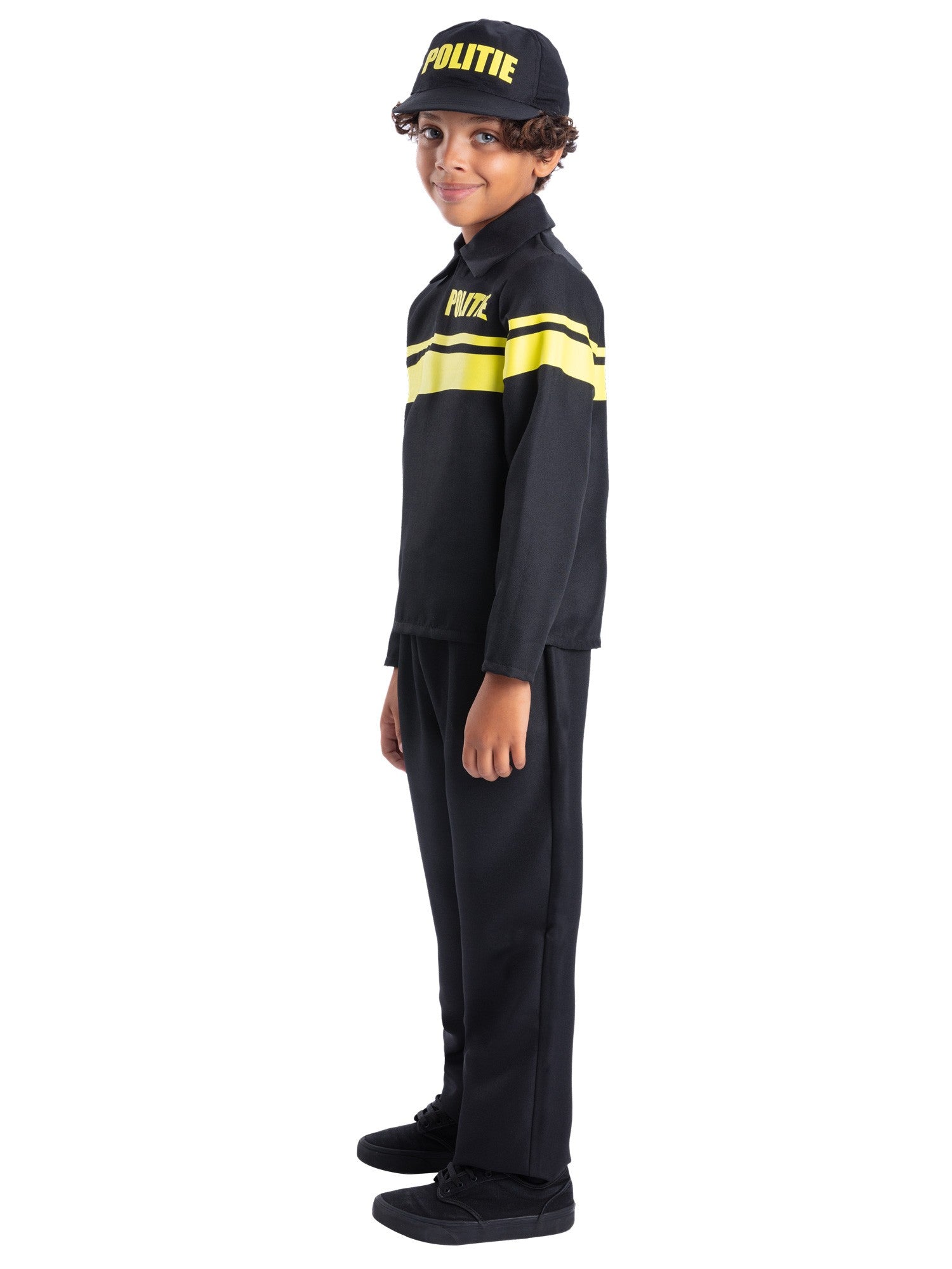 smiffys-fever-politie-kost-m-kinder-schwarz-gelb-3-tlg image 2
