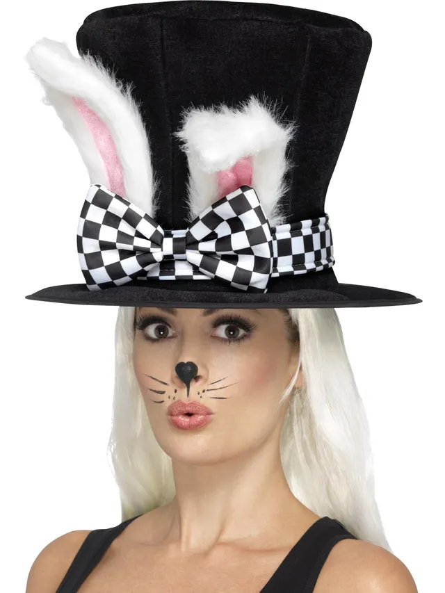 smiffys-fever-tea-party-march-hare-top-hat-zylinder-schwarz image 1