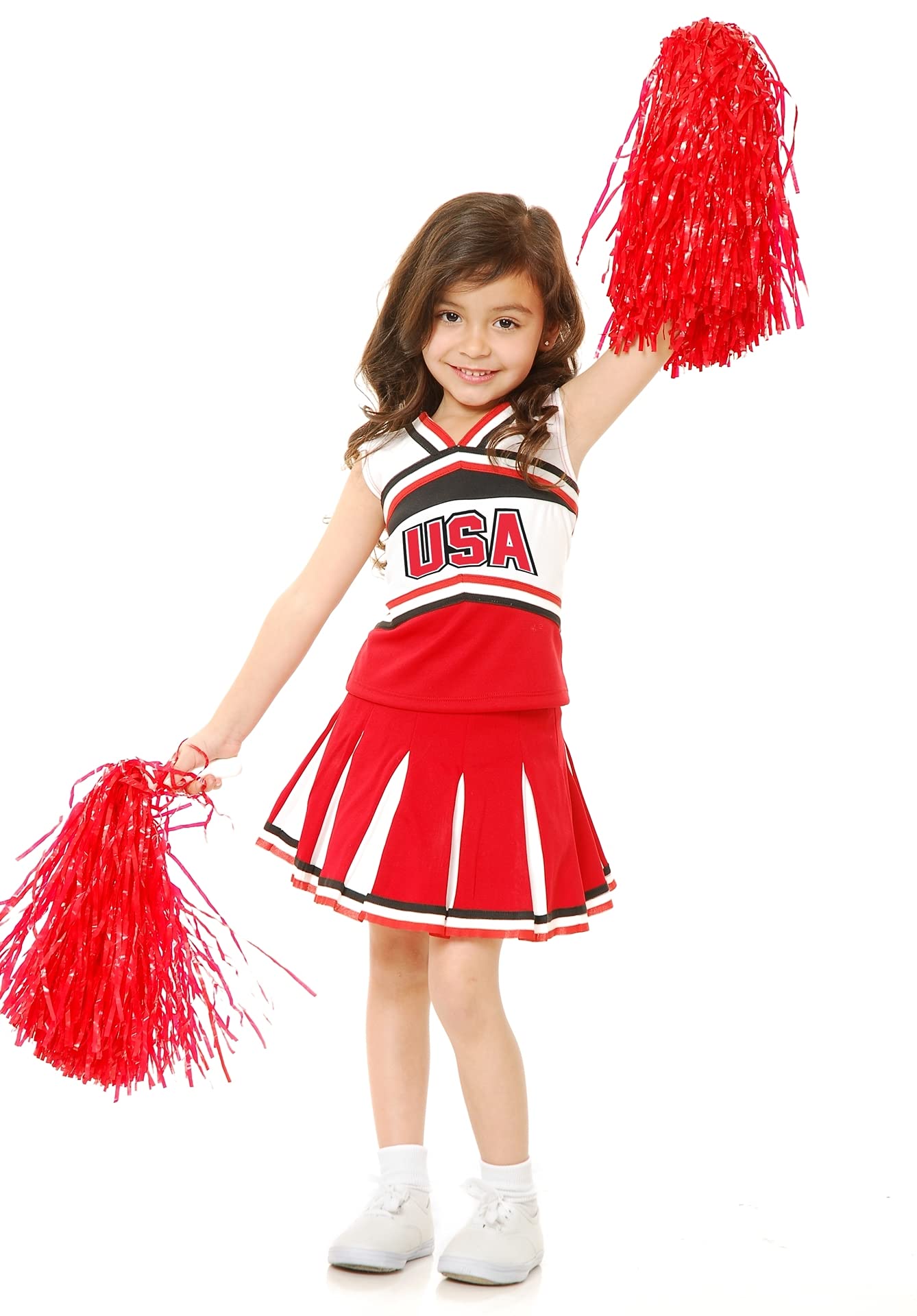 rubie-s-deluxe-cheerleader-kost-m-kinder-rock-top-usa image 1
