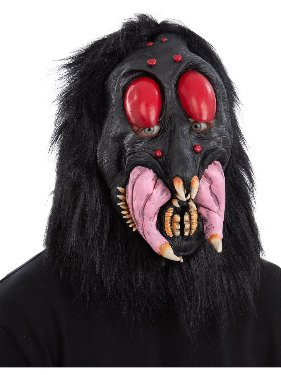smiffys-makeup-fx-tarantula-spinne-latexmaske image 1