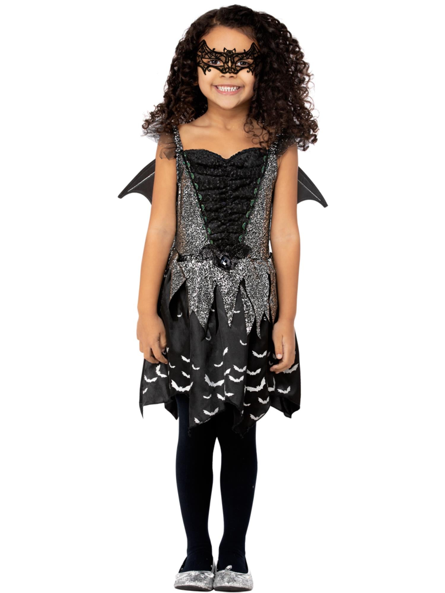 smiffys-fever-dark-bat-fairy-kost-m-m-dchen-4-6-schwarz image 1