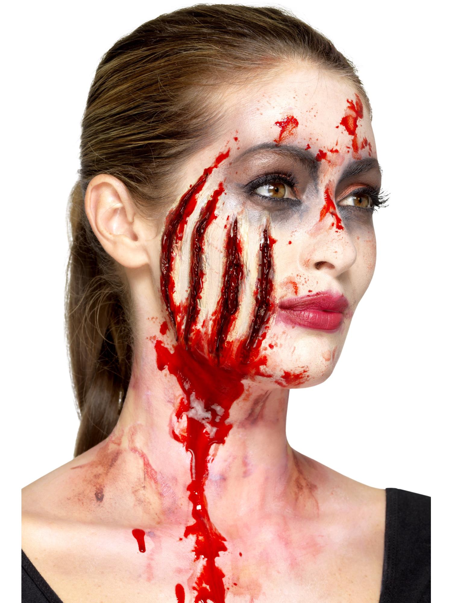 smiffys-makeup-fx-latex-krallen-wunde-rot-mit-kleber image 5
