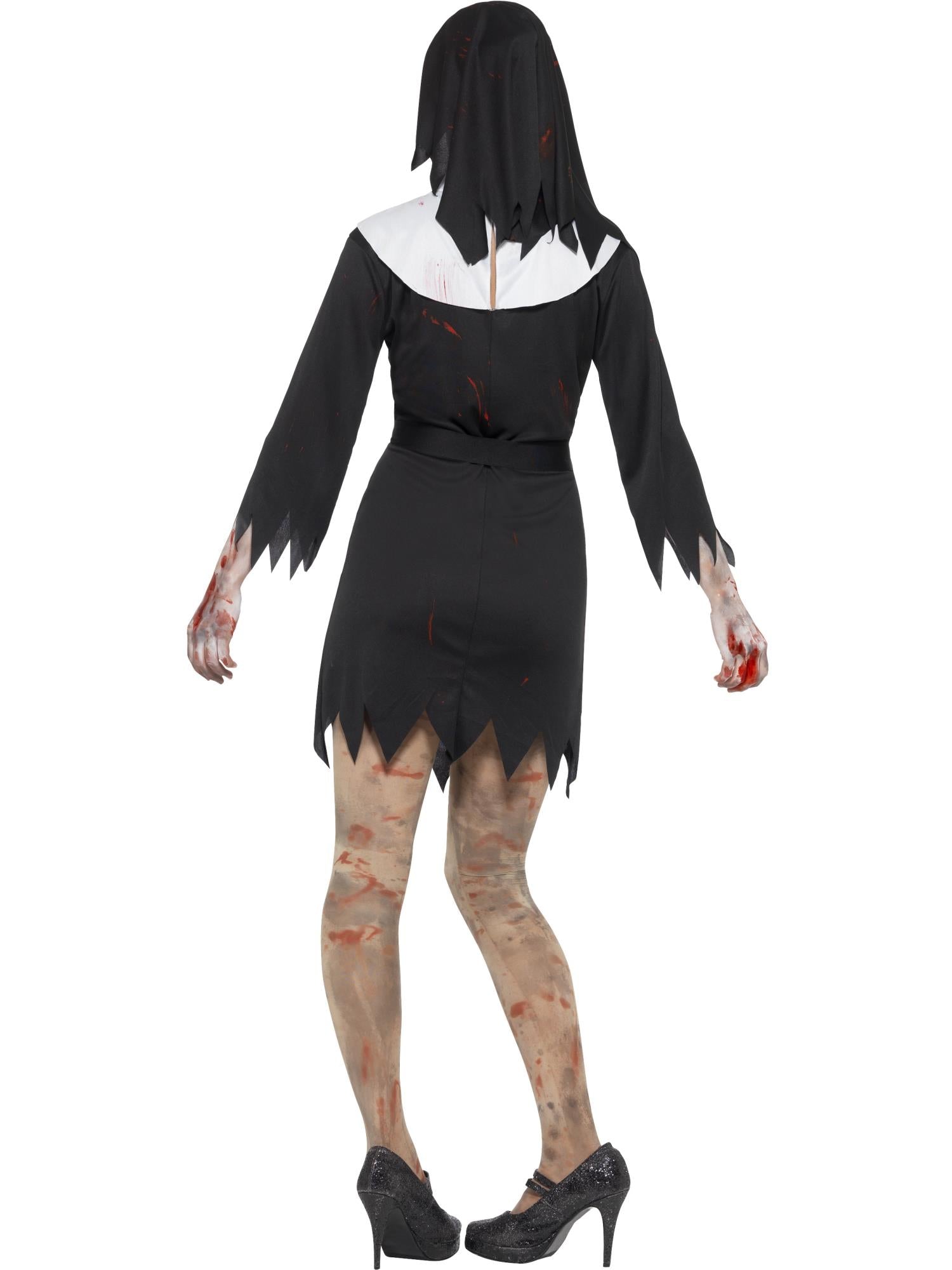 smiffys-fever-zombie-sister-nonnen-kost-m-schwarz-m image 2