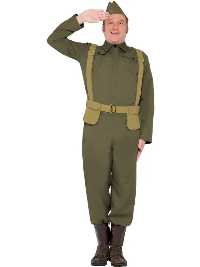 smiffys-fever-ww2-home-guard-kost-m-herren-gr-m-xl image 1