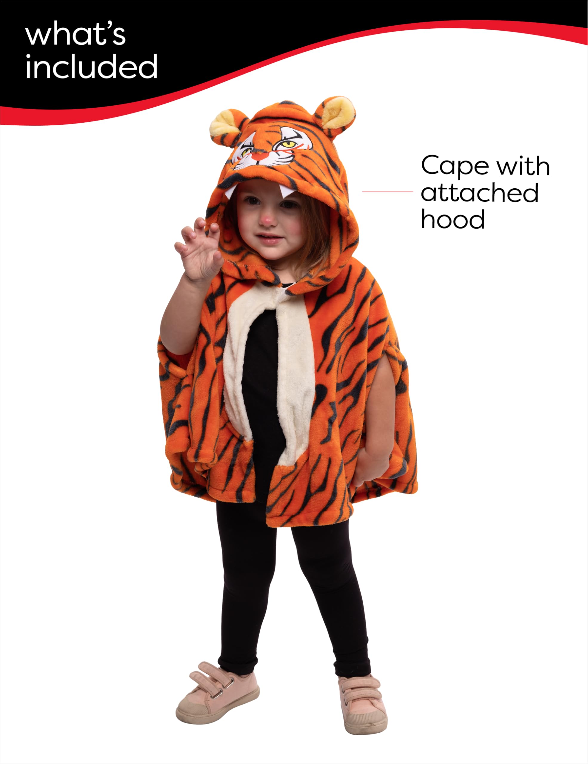 rubie-s-deluxe-super-tiger-kost-m-kinder-umhang-tigerkapuze image 3