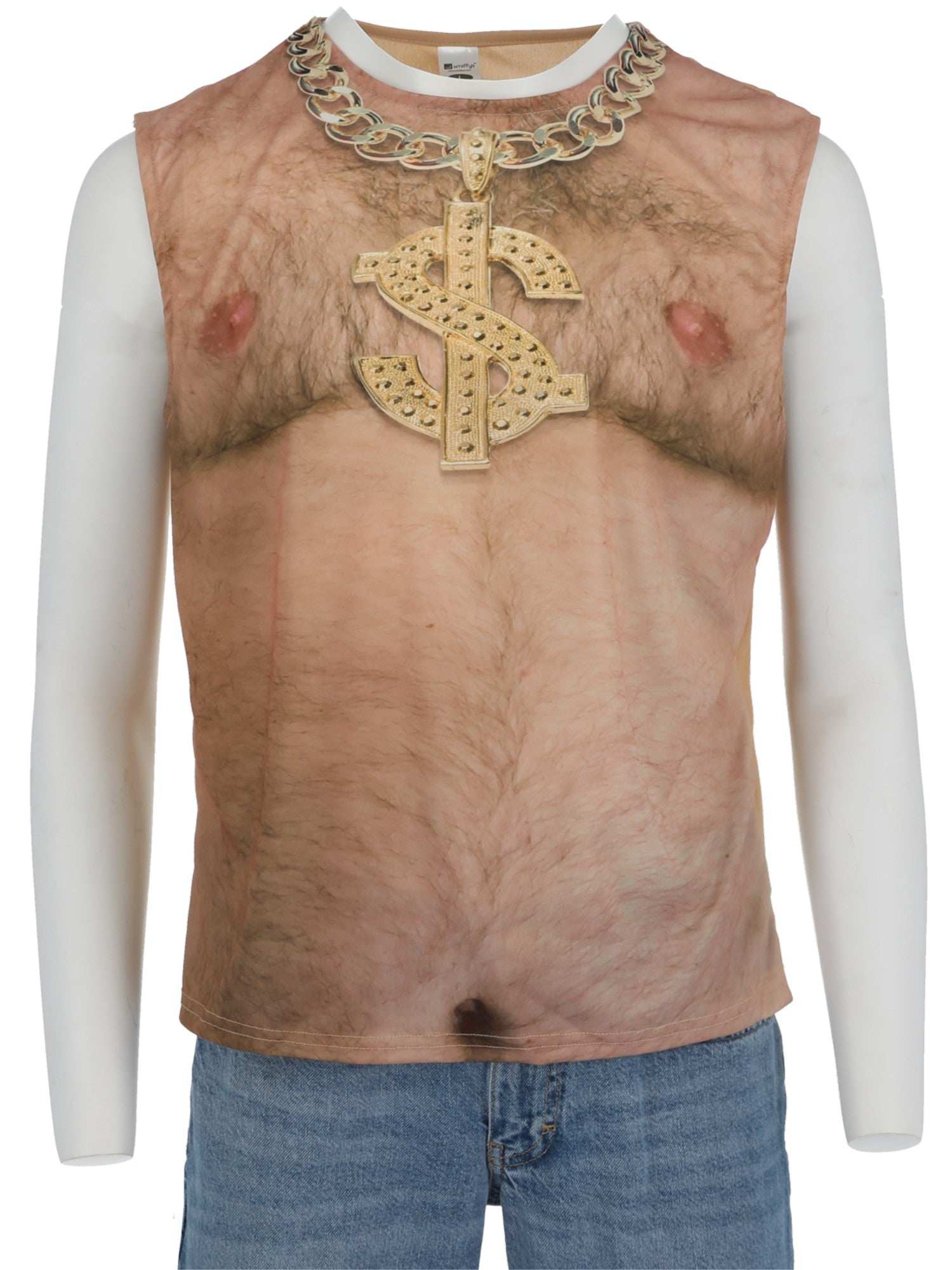 smiffys-fever-70s-hairy-chest-kost-m-top-m-nude-behaart image 5
