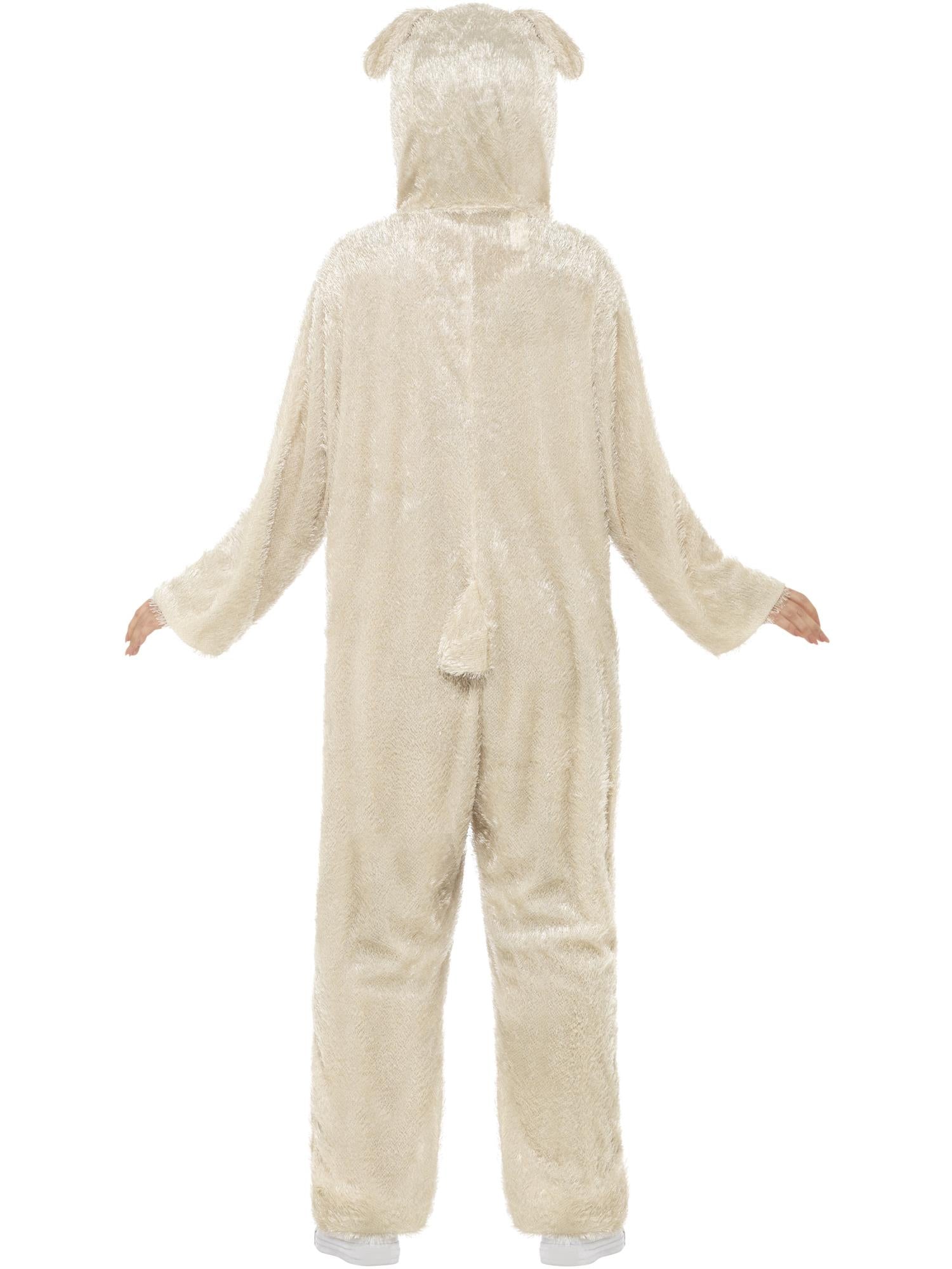 smiffys-fever-lamm-kost-m-erwachsene-creme-jumpsuit image 3
