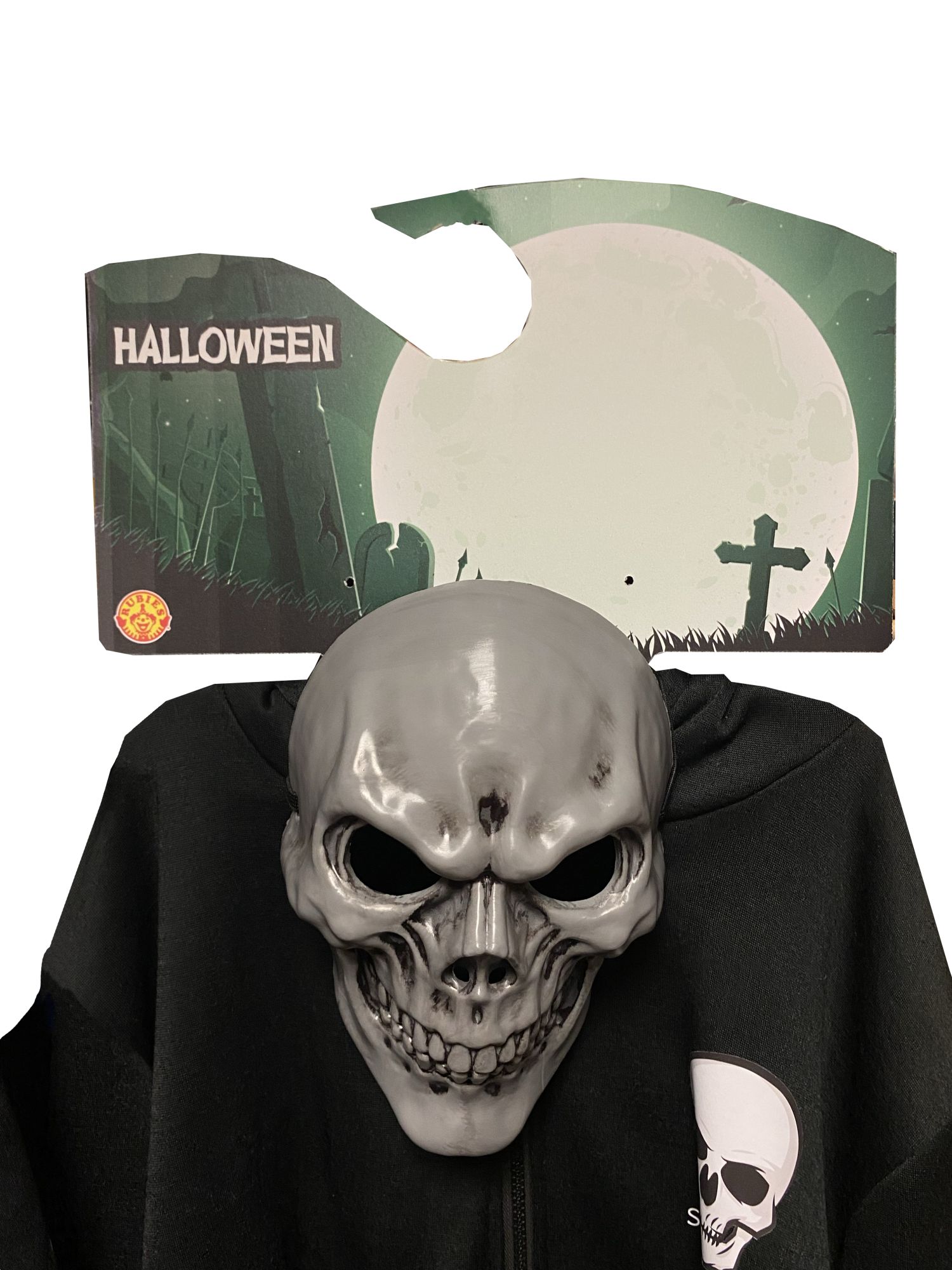 rubies-killer-skelett-kost-m-set-hoodie-maske-schwarz image 2