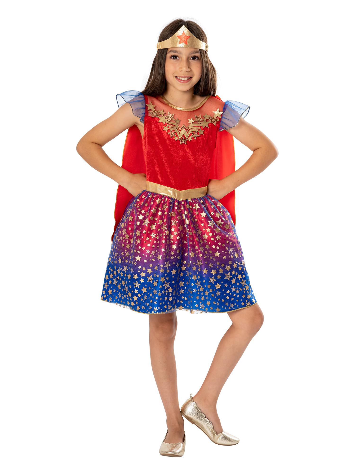 rubie-s-deluxe-wonder-woman-kinderkleid-7-8-jahre image 1