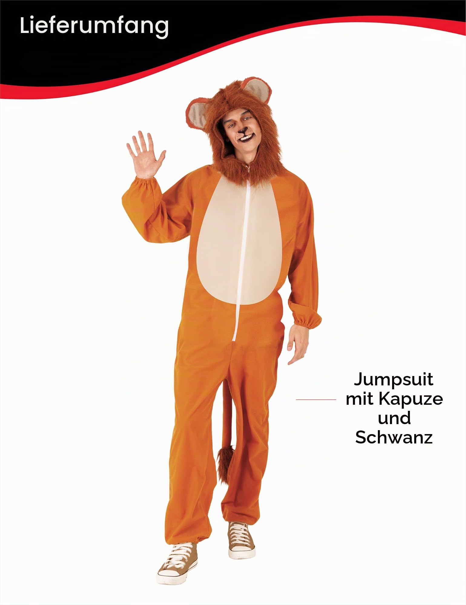 rubie-s-deluxe-l-wen-kost-m-erwachsene-einheitsgr-e-unisex image 4