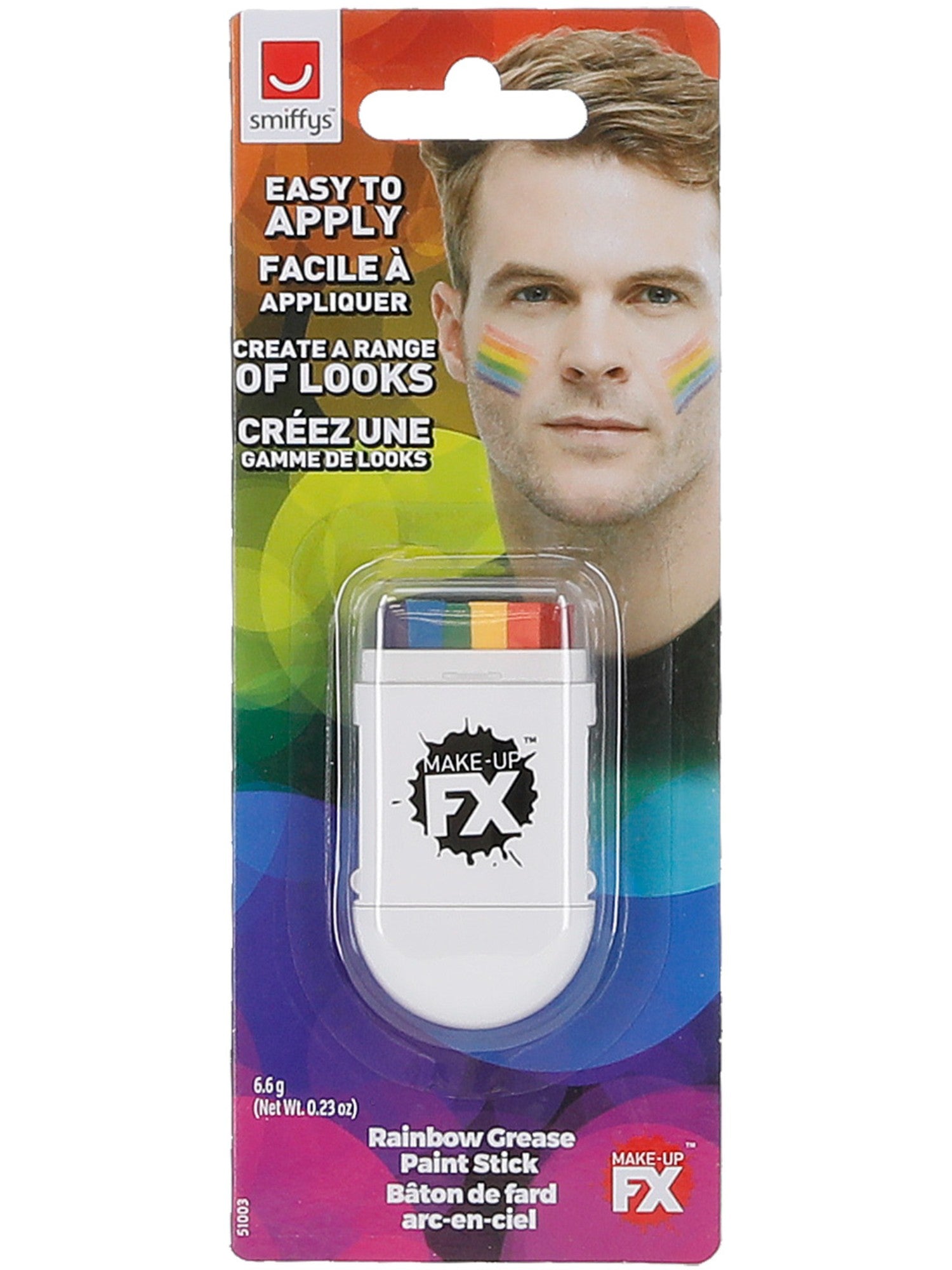 smiffys-makeup-fx-rainbow-grease-paint-schminkstift-6-farben image 3