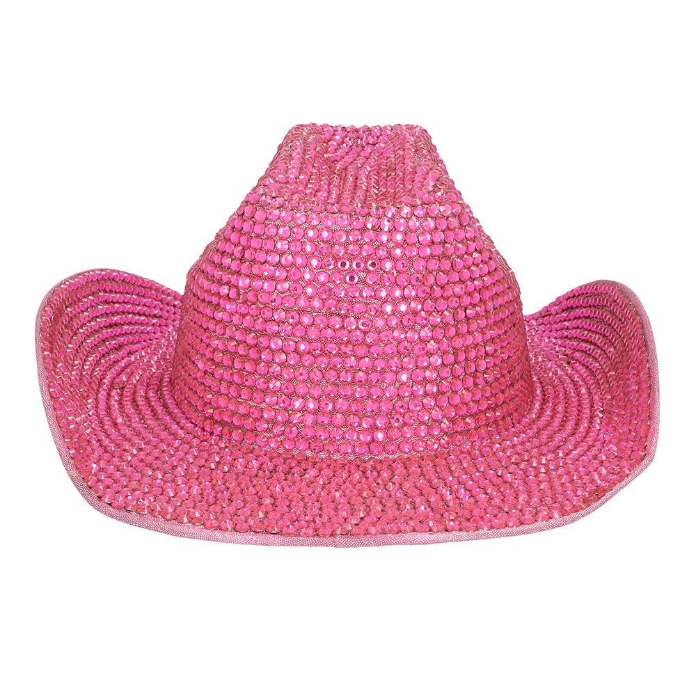 boland-tomorrow-cowboyhut-hotpink-mit-schmucksteinen image 5