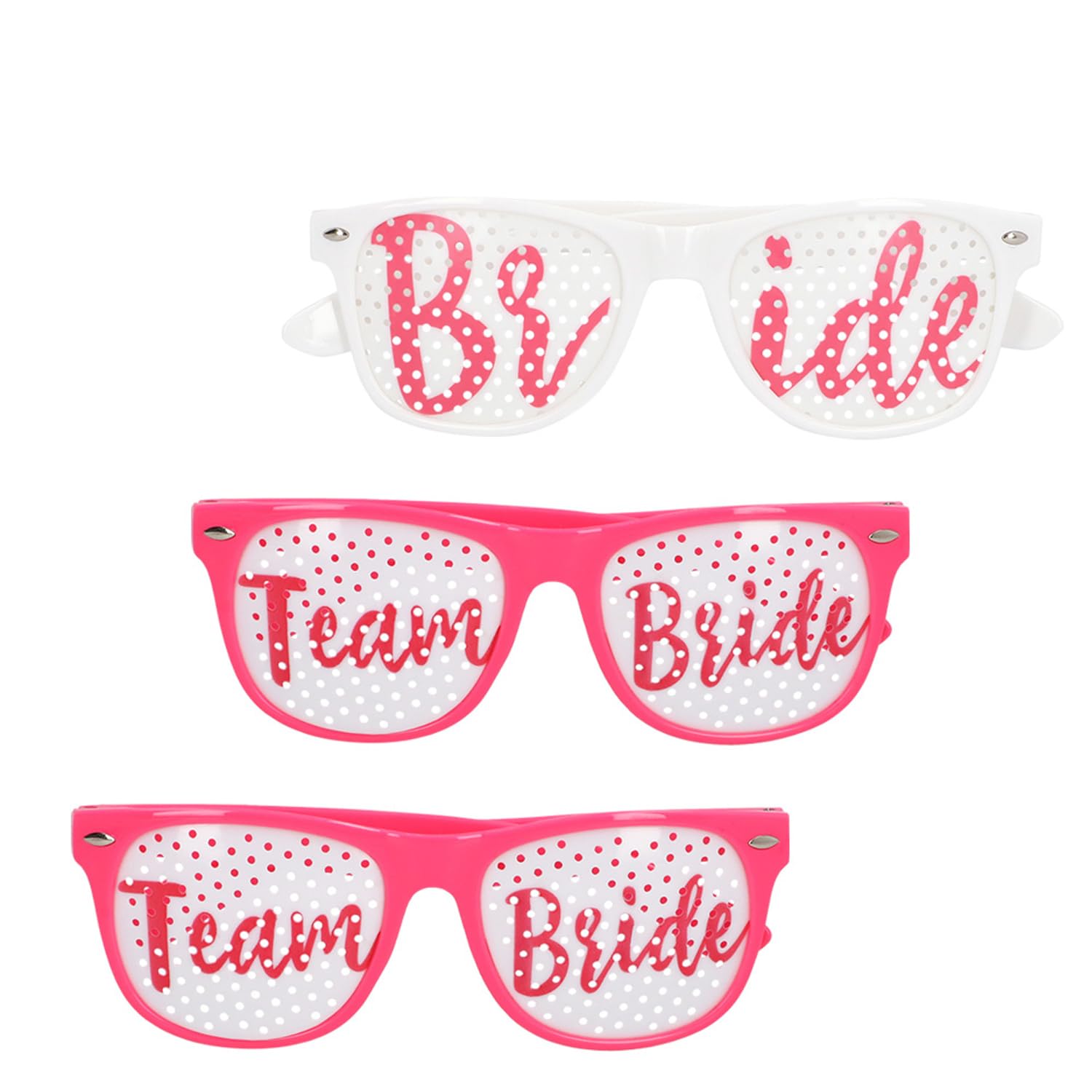 boland-accessories-partybrillen-team-bride-rosa-3er-set image 7