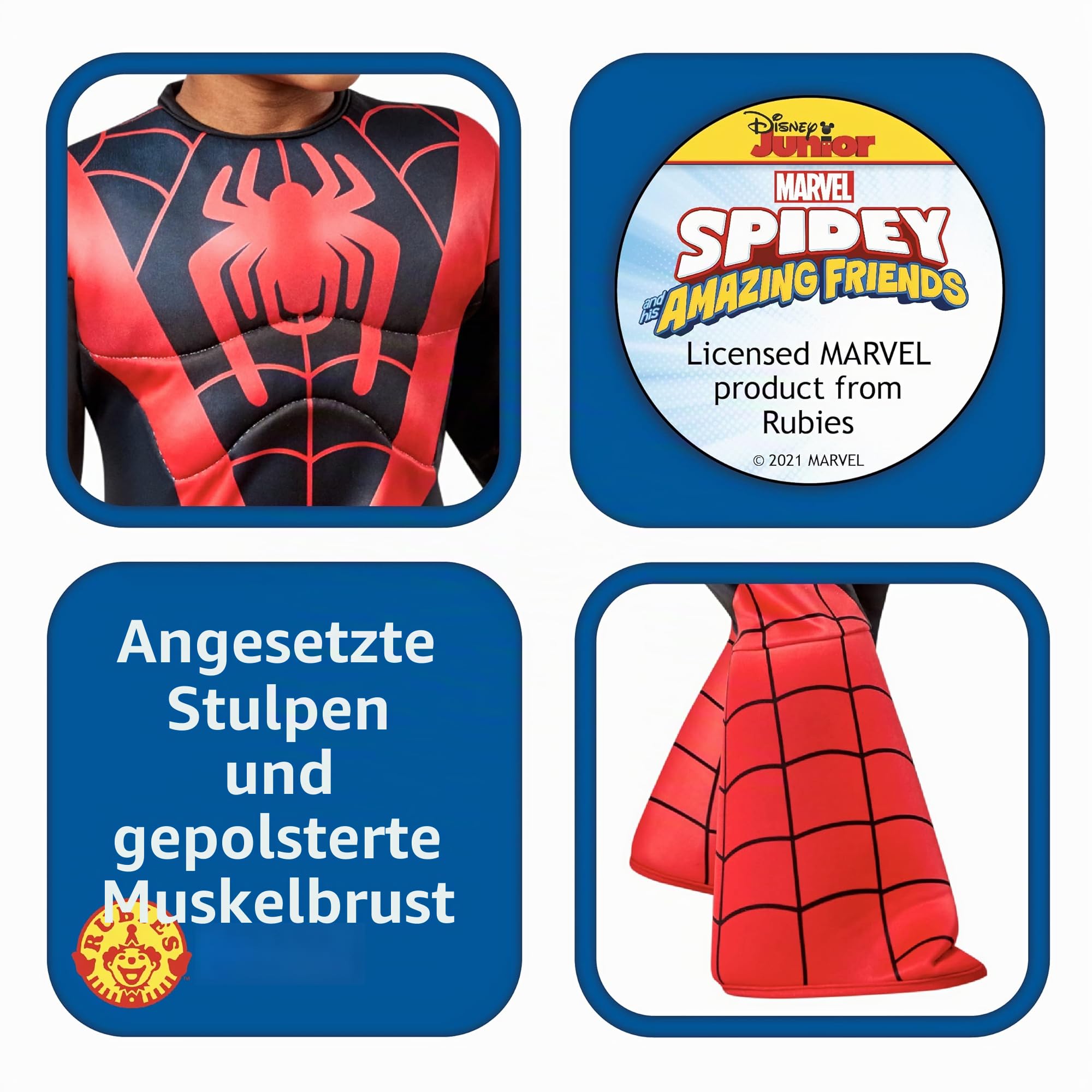 rubie-s-deluxe-spinn-kost-m-kleinkinder-3-4-jahre-marvel image 4