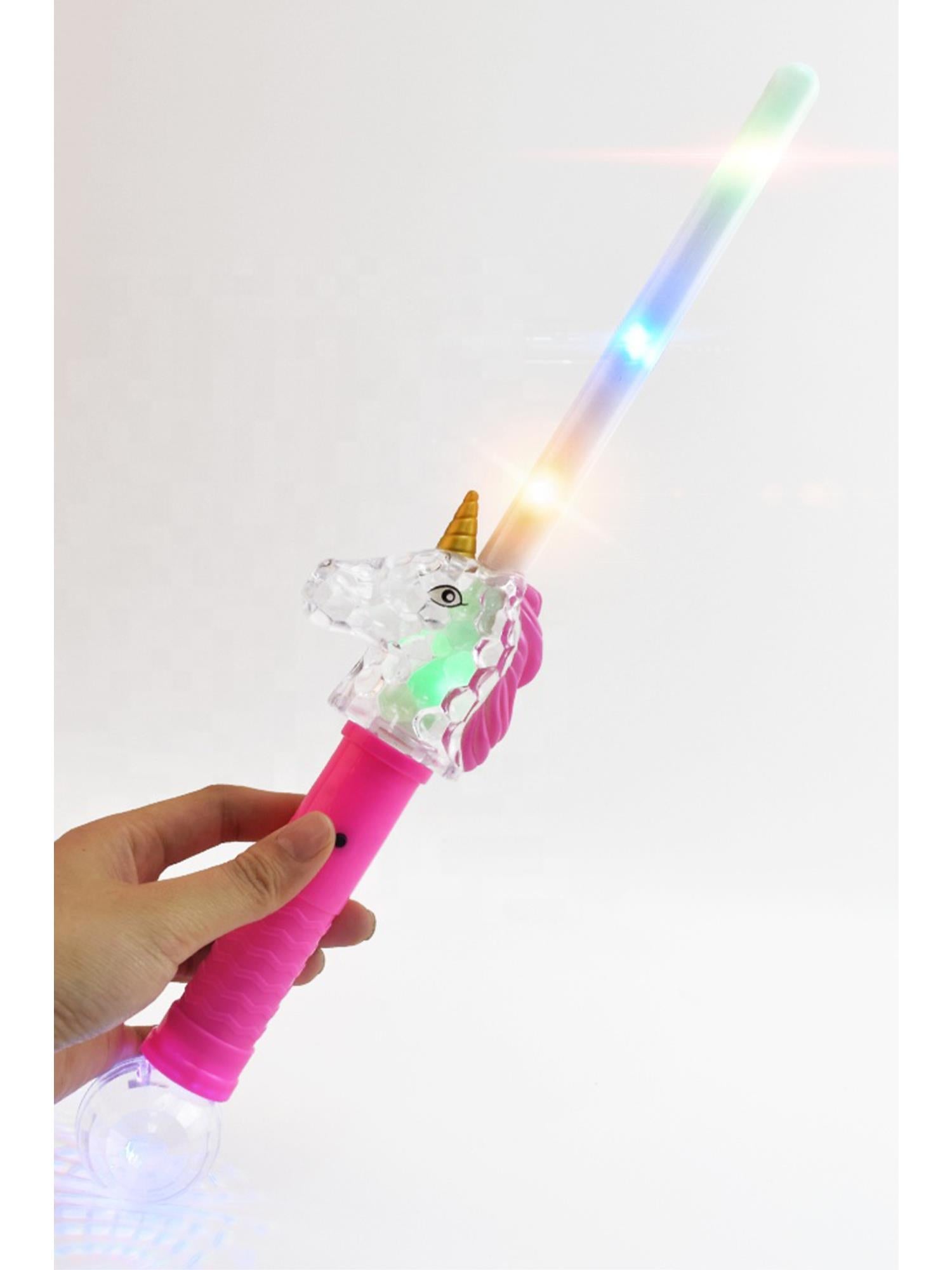time4fun-led-light-up-unicorn-wand-einhorn-zauberstab-pink image 2