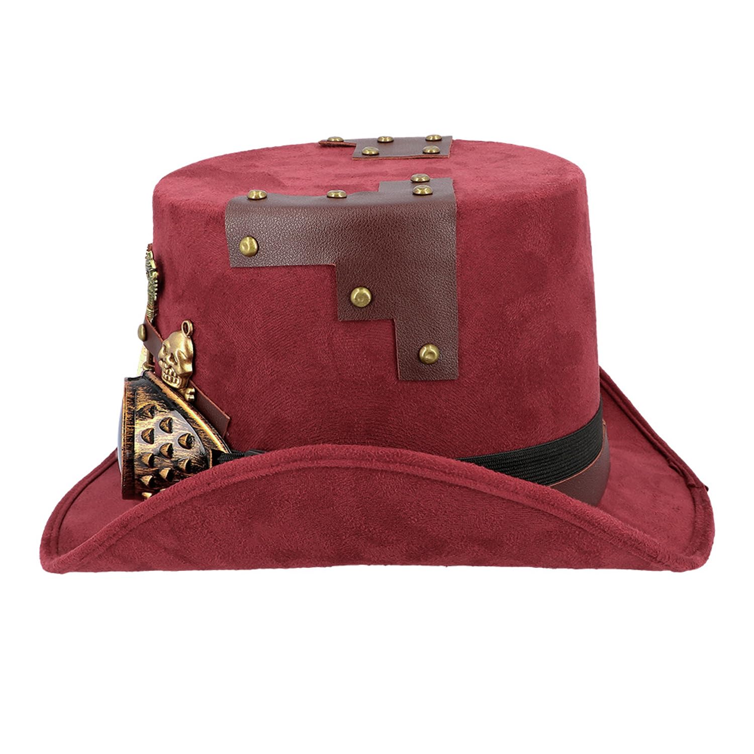 boland-headwear-steampunk-hut-mit-brille-rot-einheitsgr-e image 7