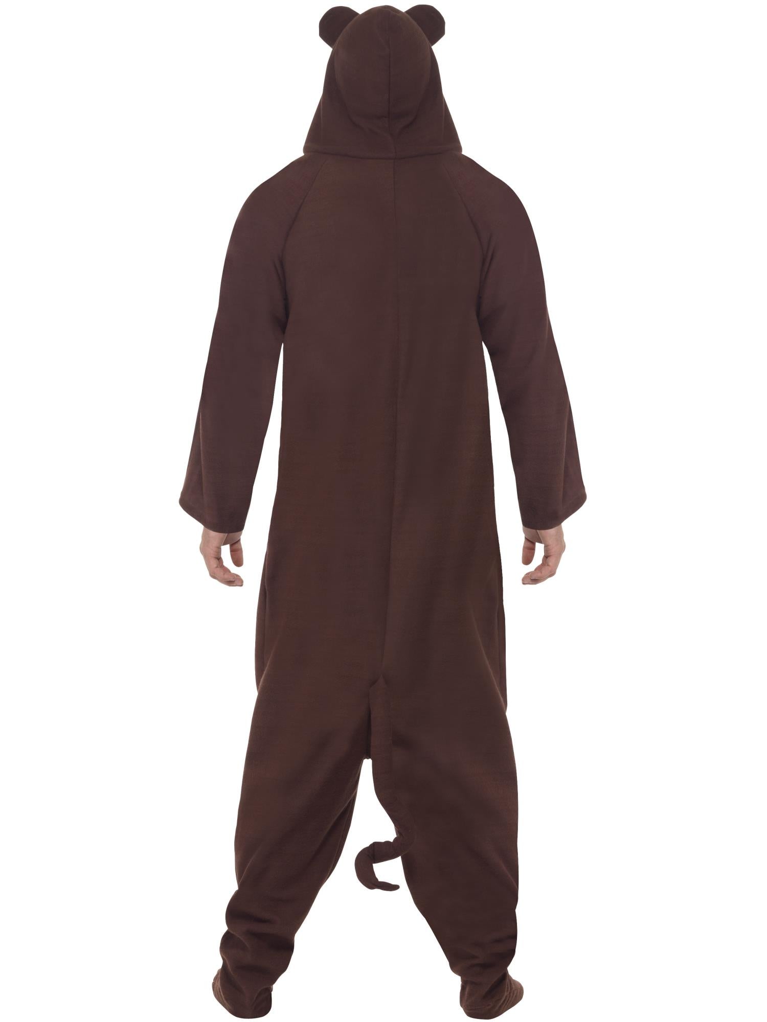 smiffys-fever-affen-kost-m-overall-braun-kapuze-m image 2
