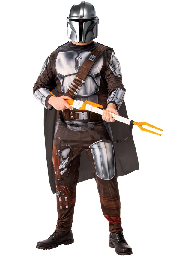 rubies-d-guisements-the-mandalorian-kost-m-erwachsene-mit-cape image 1