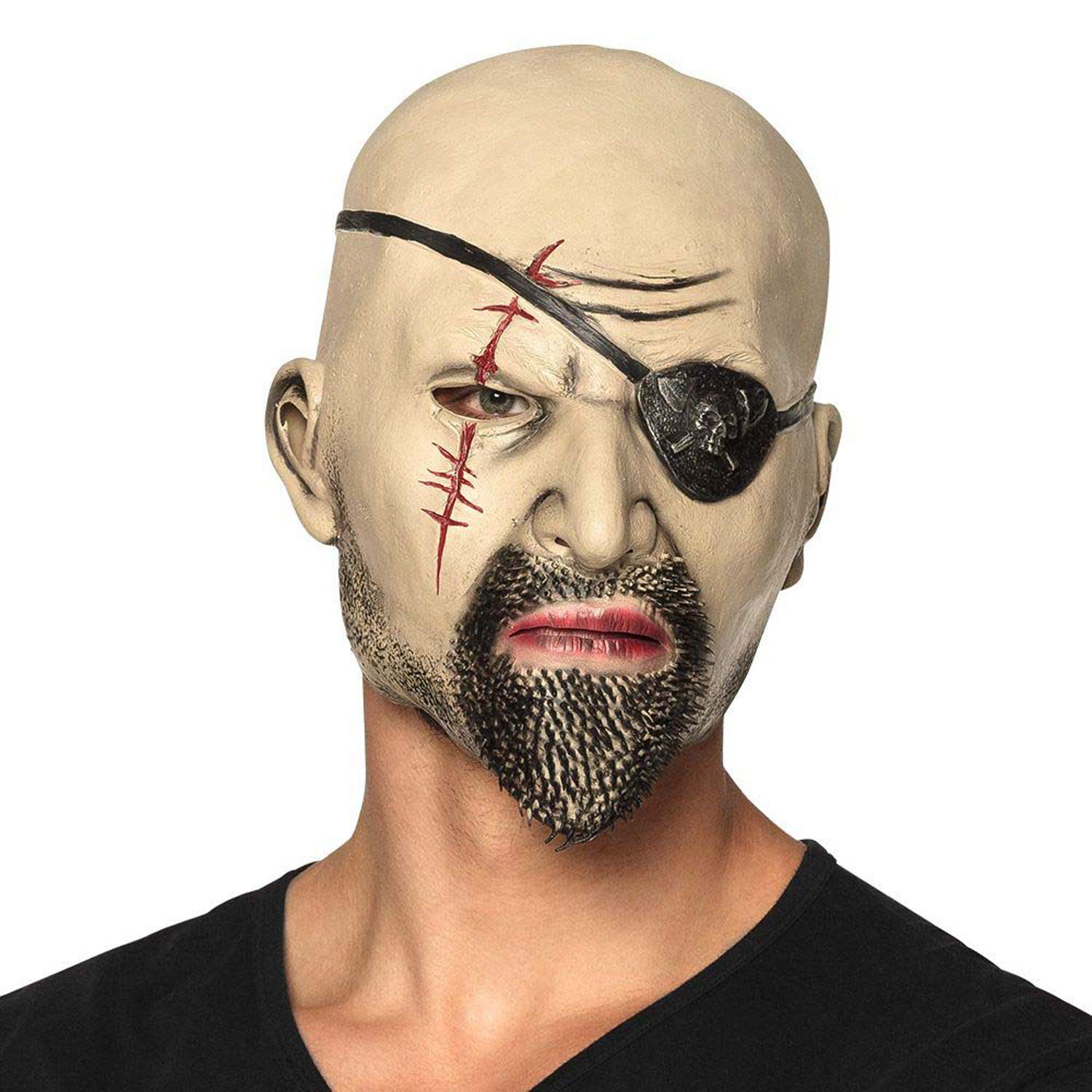 boland-pirat-latex-maske-f-r-erwachsene image 1