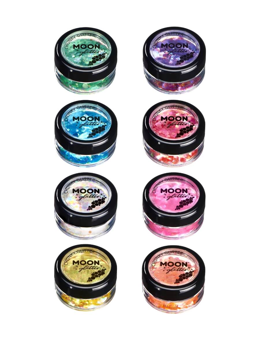smiffys-makeup-fx-moon-chunky-glitzer-rosa-3g image 1
