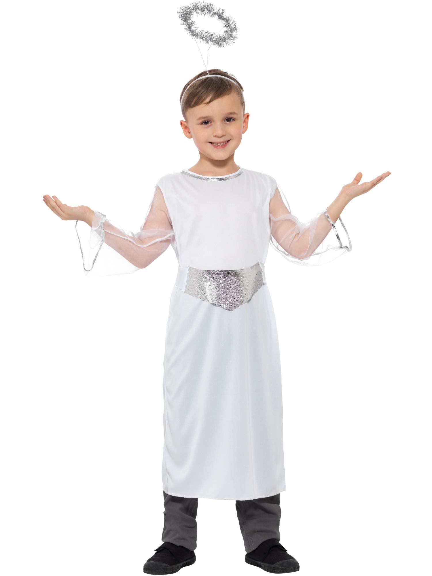 smiffys-fever-engel-kost-m-kinder-wei-kleid-3-teilig-4-12-jahre image 2
